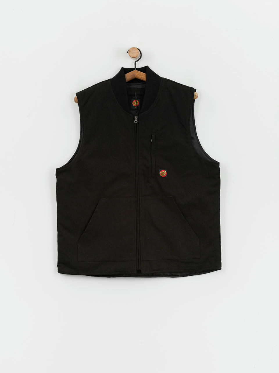 Santa Cruz Classic Label Vest Jacke (black)