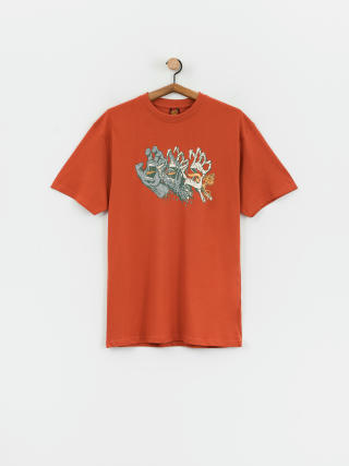 Santa Cruz Evolved Hand Front T-Shirt (baked clay)