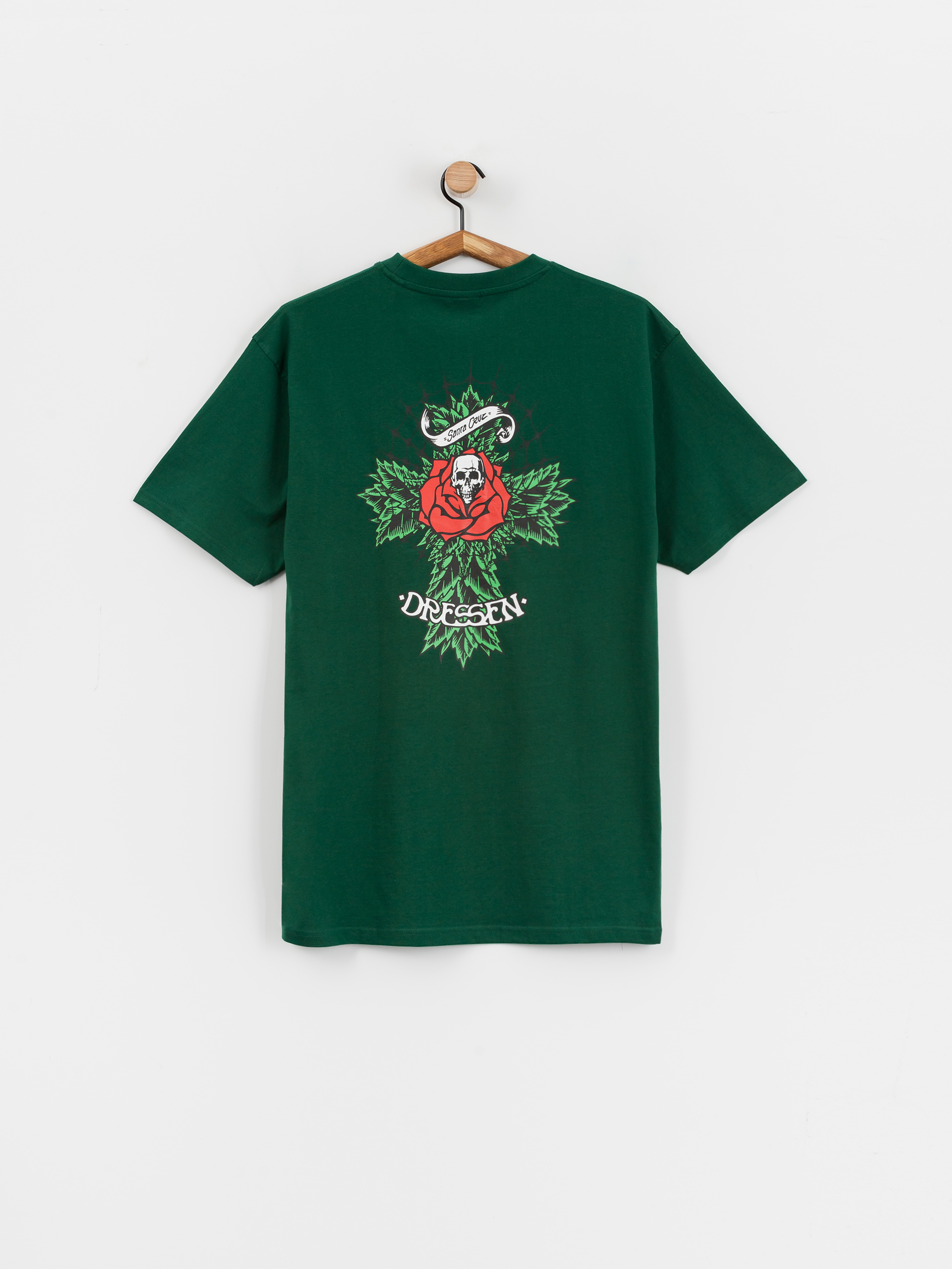 Santa Cruz Dressen Rose Cross 2 T-Shirt (rainforest)