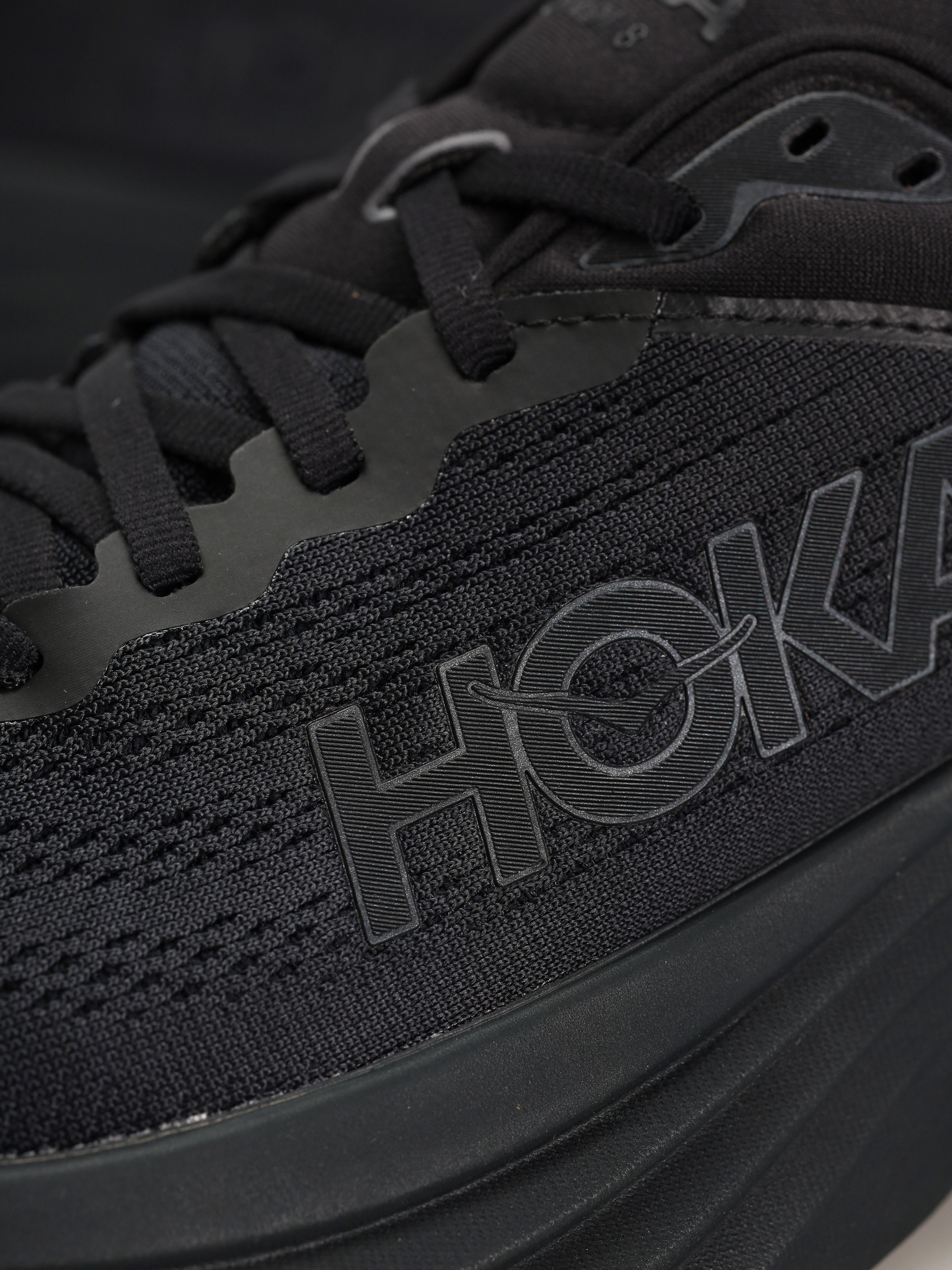 Hoka Bondi 8 Shoes (black/black)