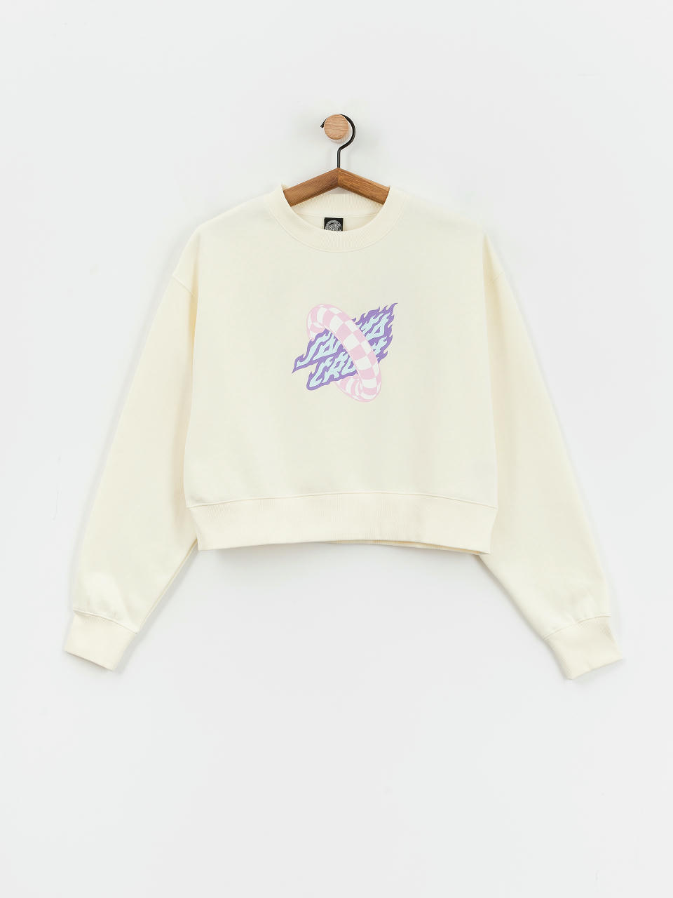 Santa Cruz Goal Flame Front Wmn Sweatshirt (off white)