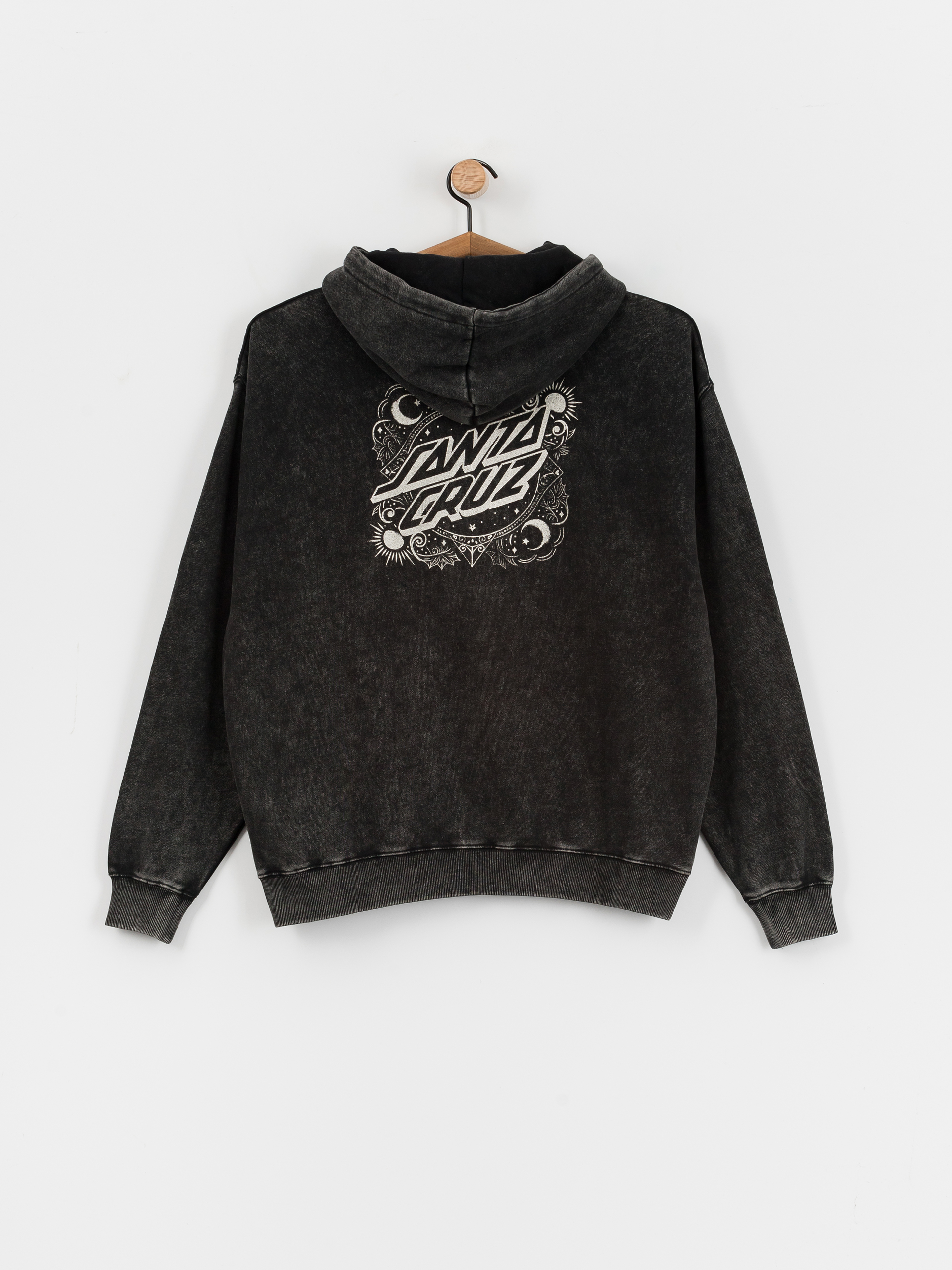 Santa Cruz Ornate Dot Wmn Sweatshirt (black acid wash)