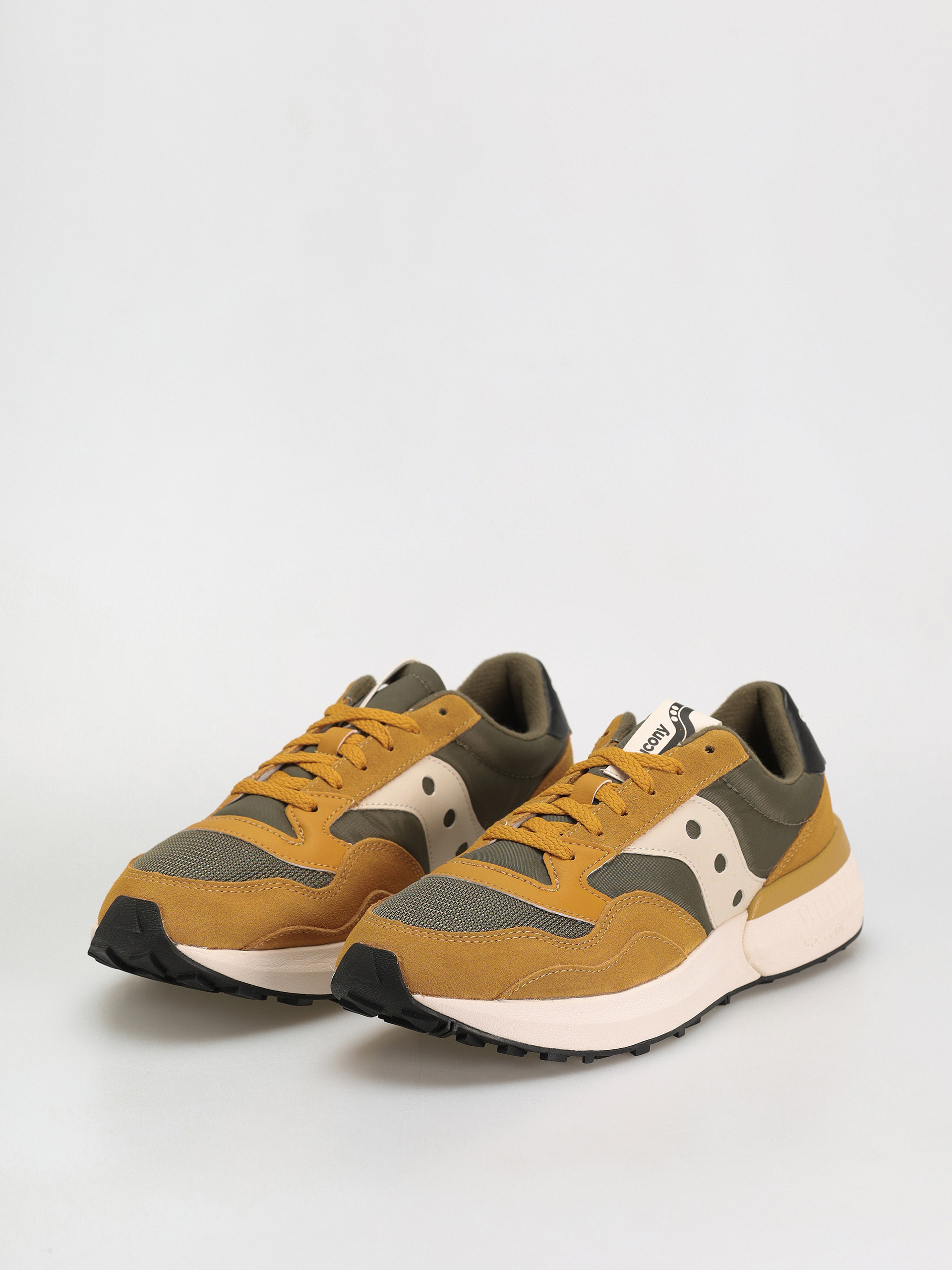 Saucony Jazz Nxt Shoes (olive/tan)