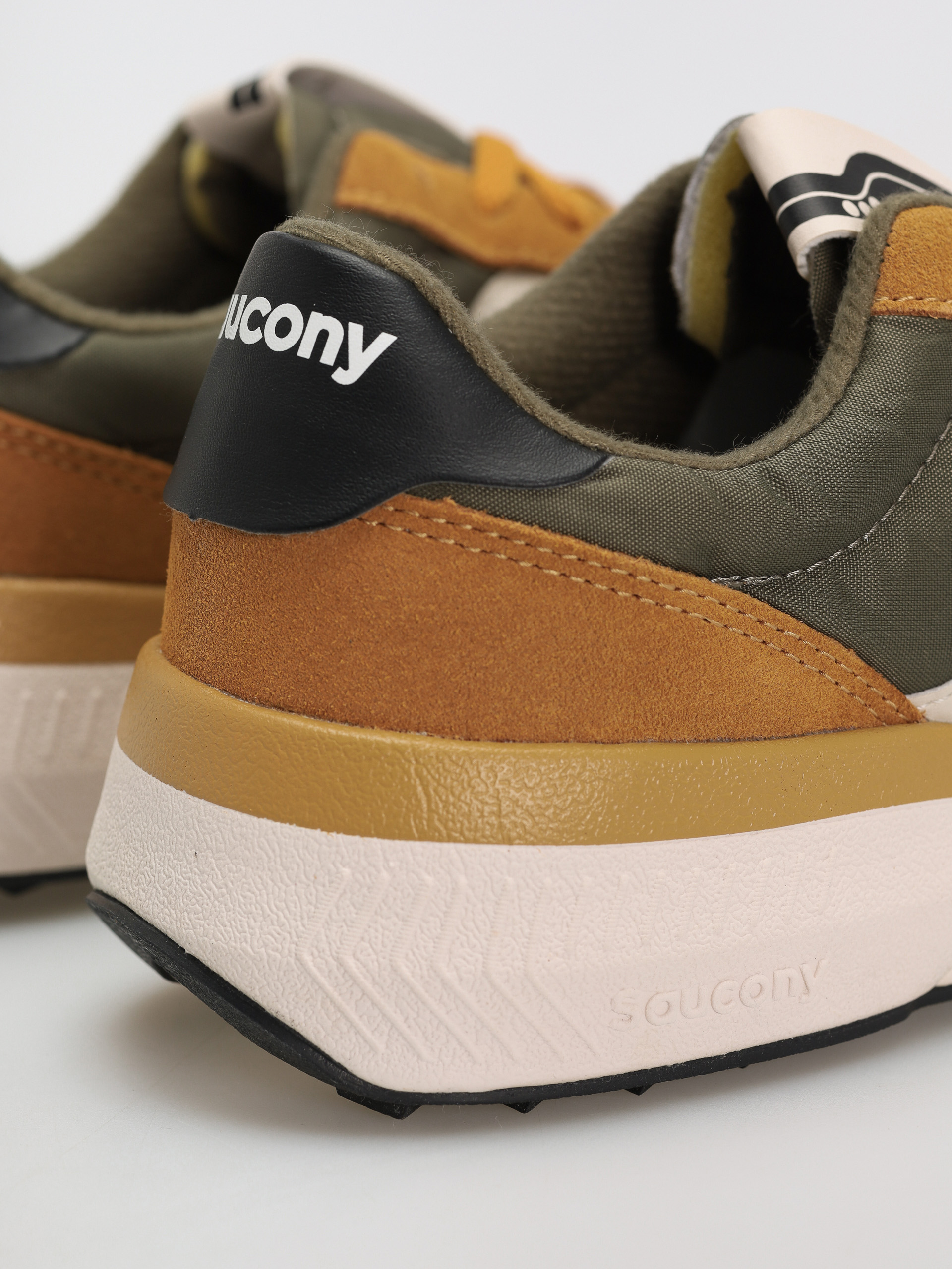 Saucony Jazz Nxt Shoes (olive/tan)