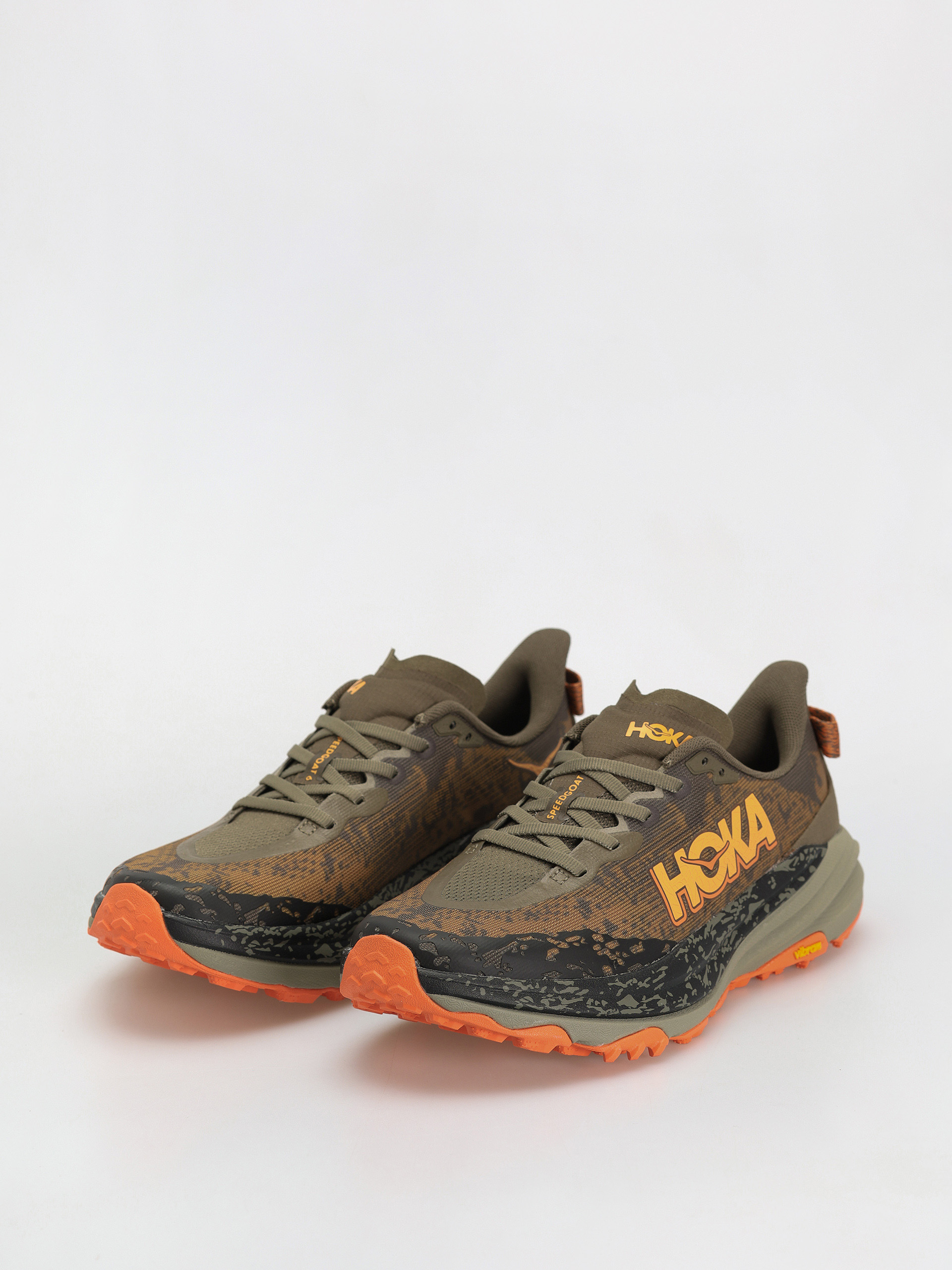Hoka Schuhe Speedgoat 6 (antique olive/squash)