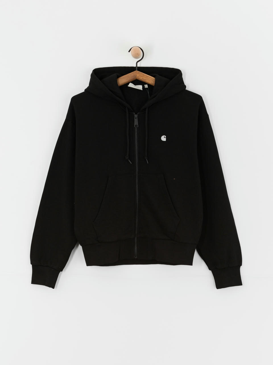 Carhartt WIP Hoodie Casey ZHD Wmn (black/silver)