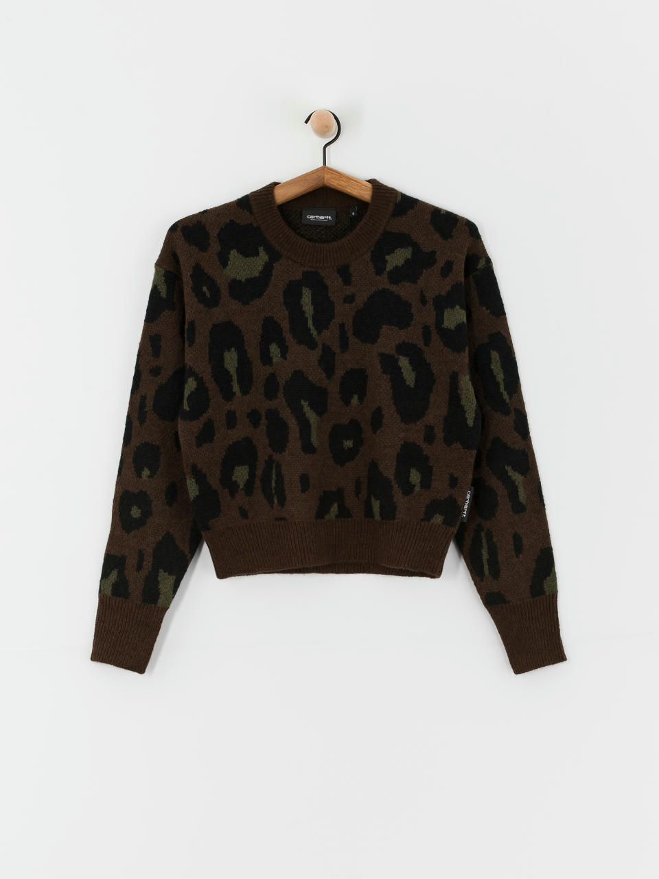 Carhartt WIP Pulli Merton Wmn (camo leo jacquard/tamarind)