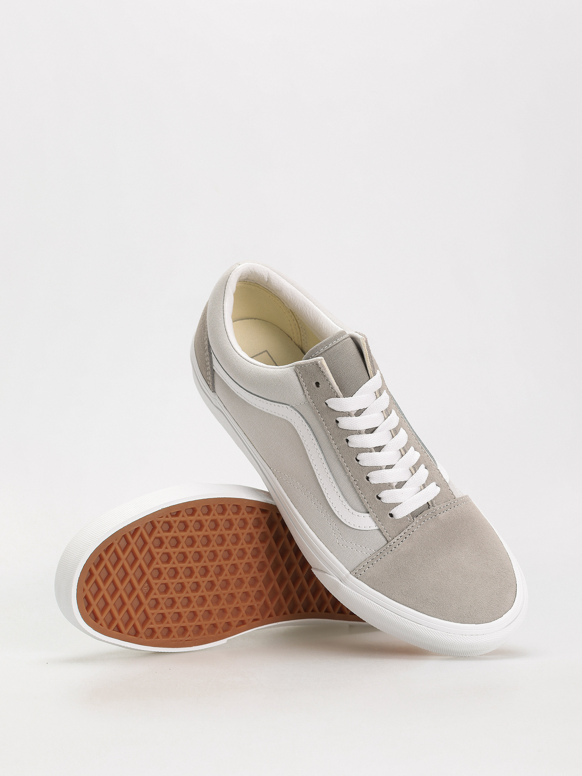 Vans Old Skool Shoes (canvas/suede block gray)