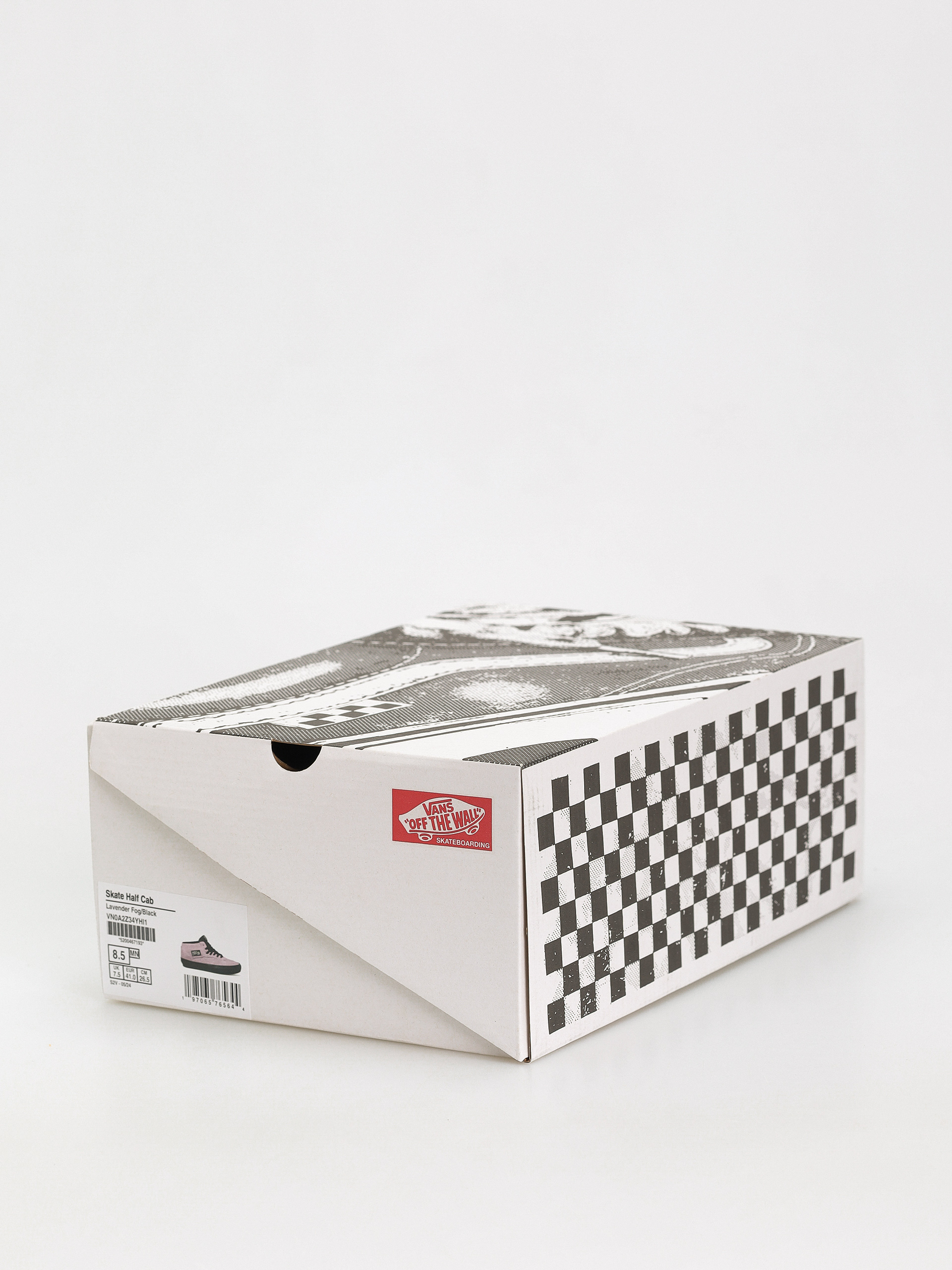 Vans Skate Half Cab Shoes (lavender fog/black)