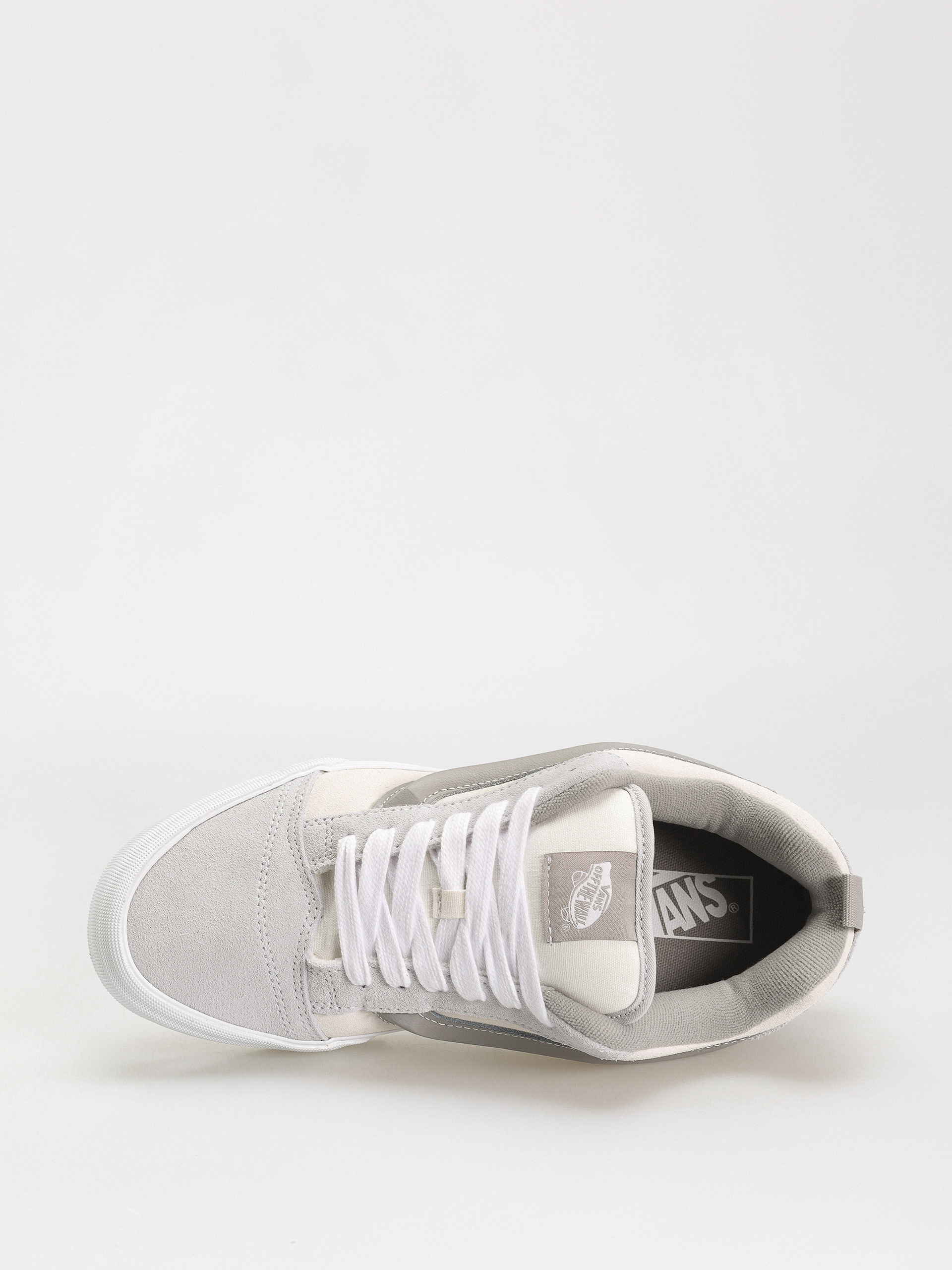 Vans Knu Skool Shoes (tri-tone block light gray)