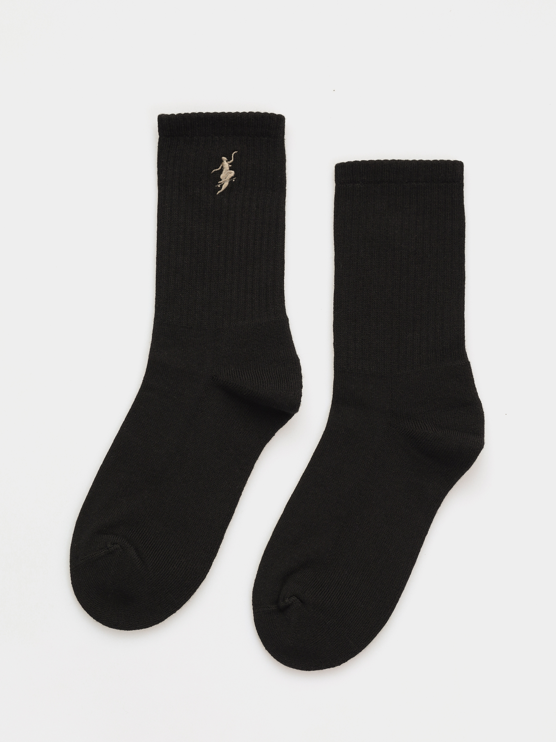 Polar Skate No Comply Socks (black/brown)