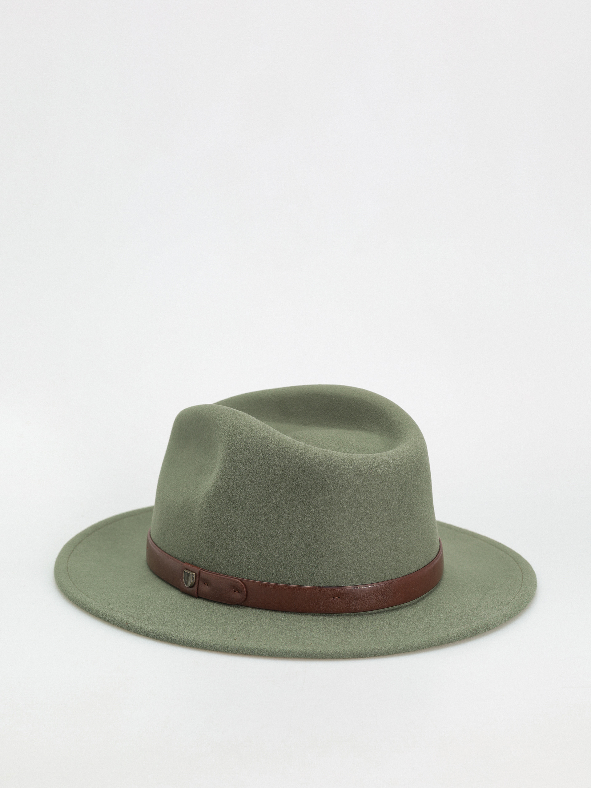 Brixton Messer Fedora Hat (light moss)