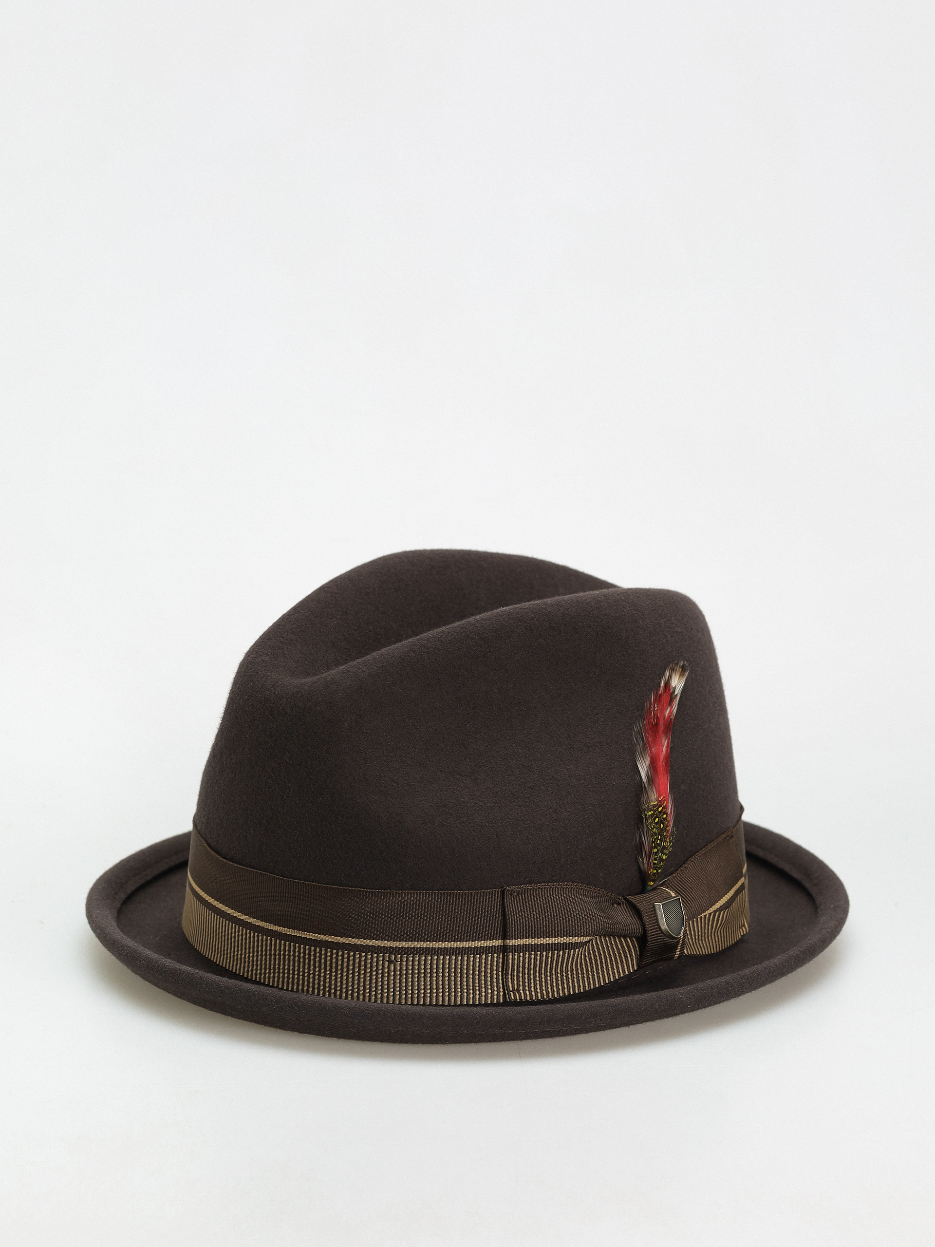 Brixton 20Th Anniversary Gain Fedora Hat (chocolate/gold)