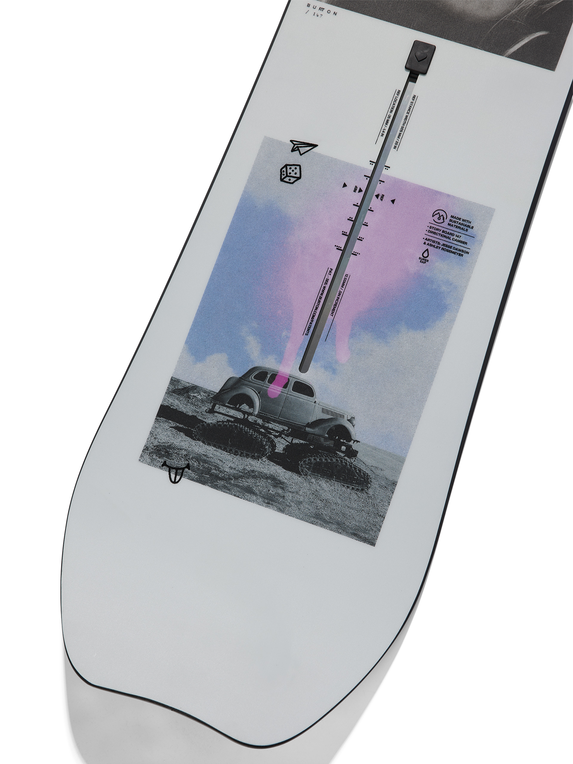 Damen Burton Snowboard Story Board