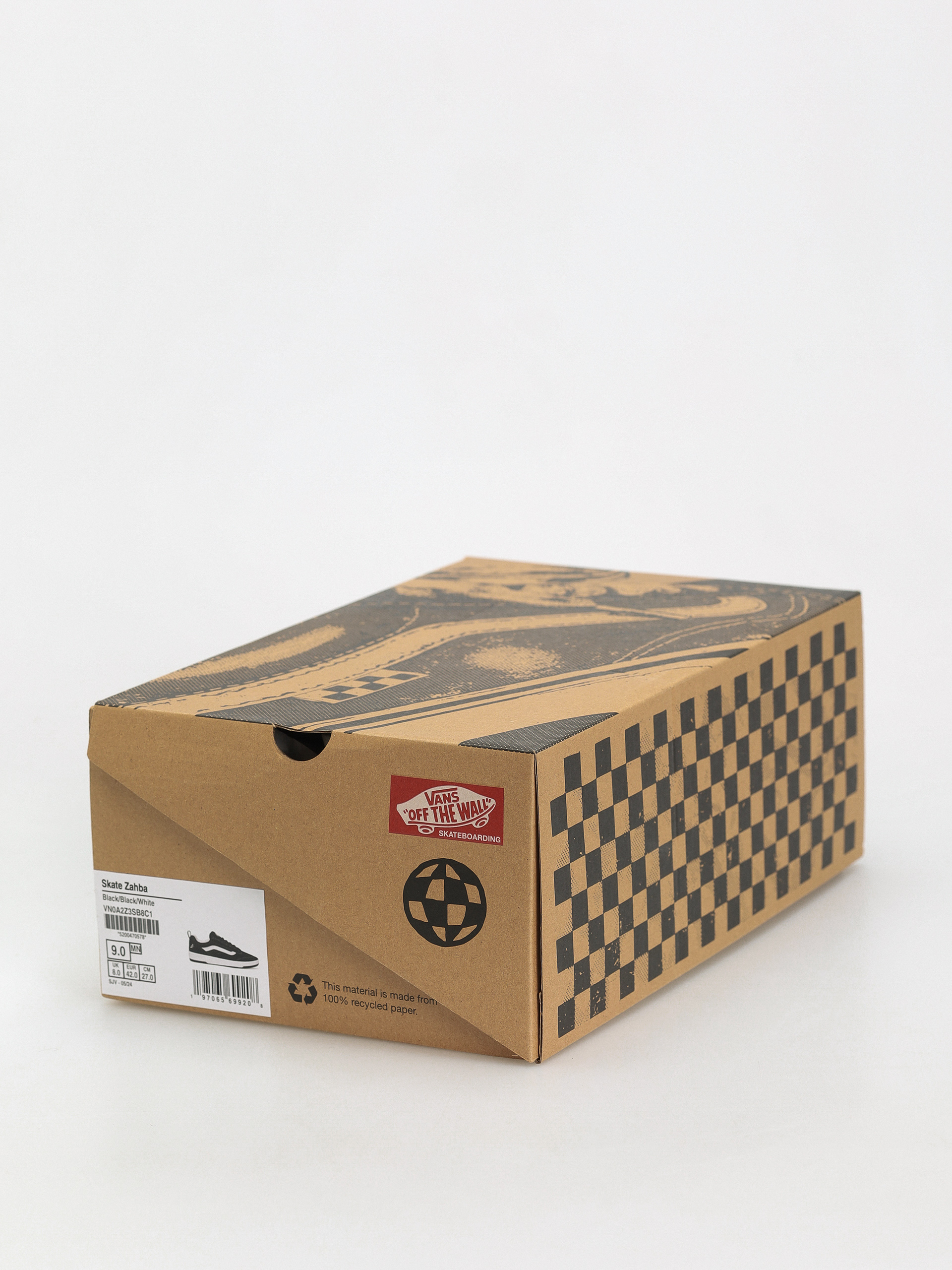 Vans Skate Zahba Shoes - black (black/black/white)