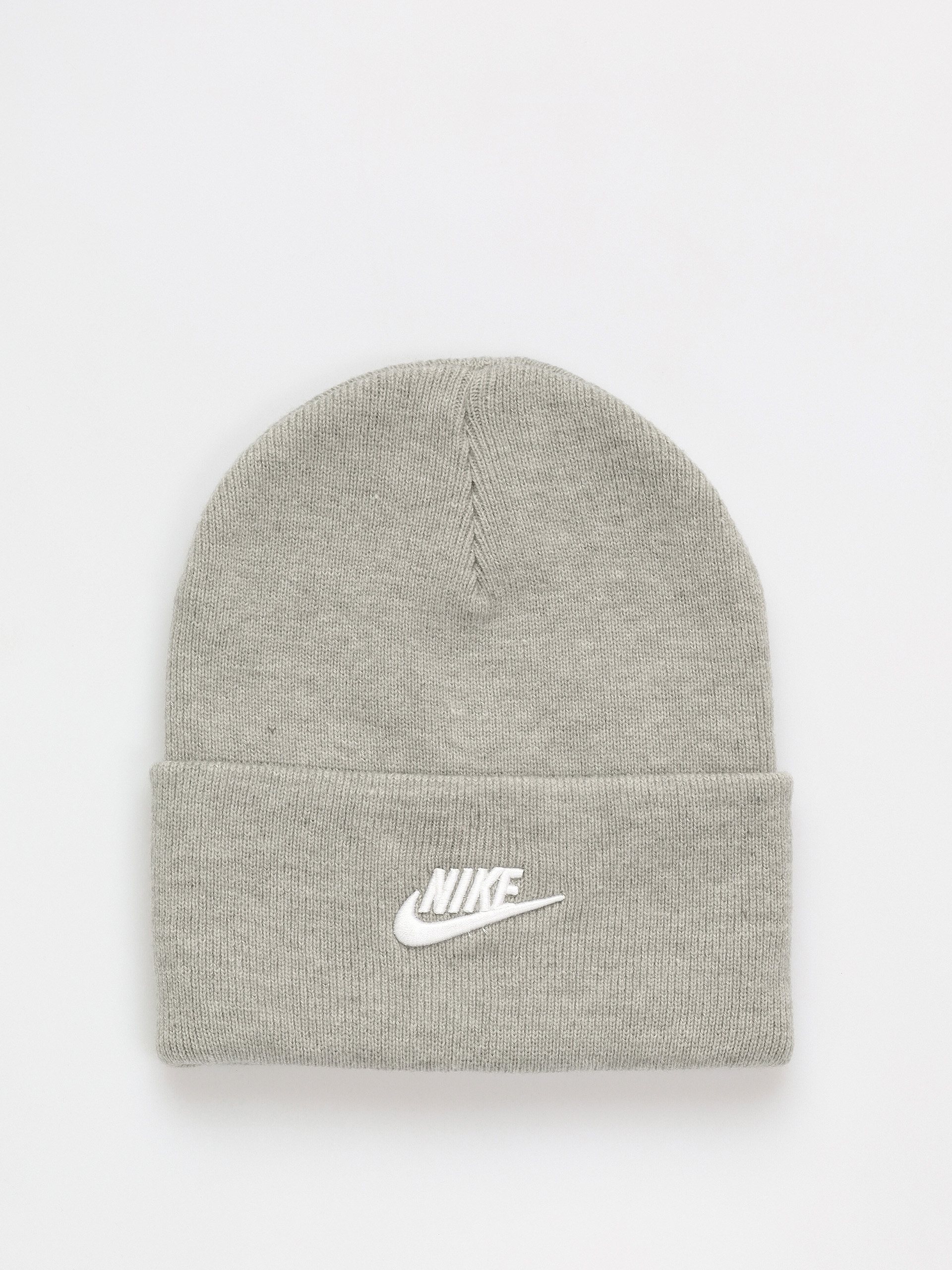 Nike SB Peak Beanie - green (dk grey heather/white)