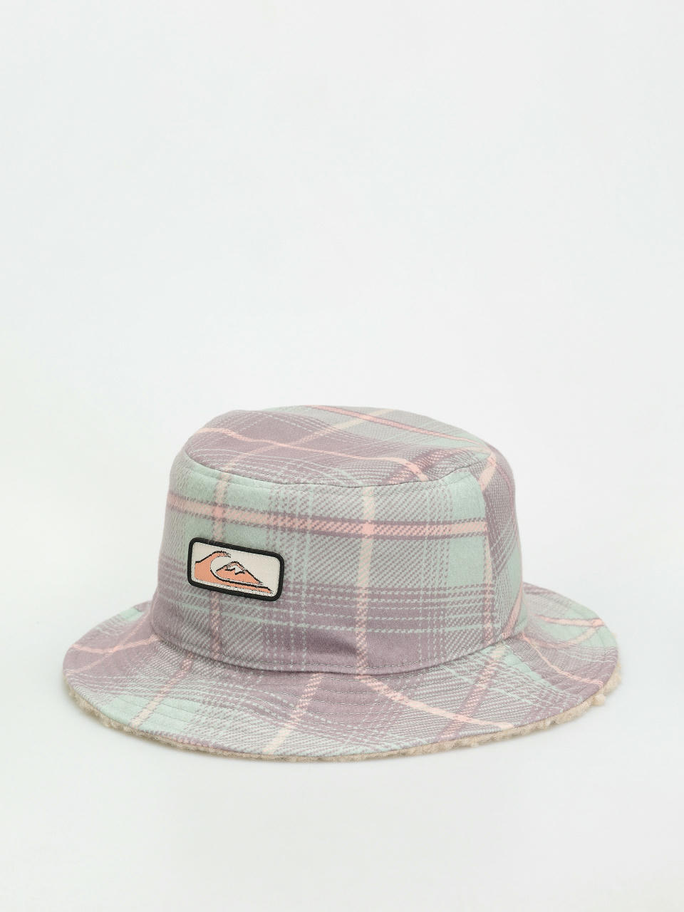 Quiksilver Uni Plaid Winter Bucket Wmn Hat (grape shake uni plaid overshir)