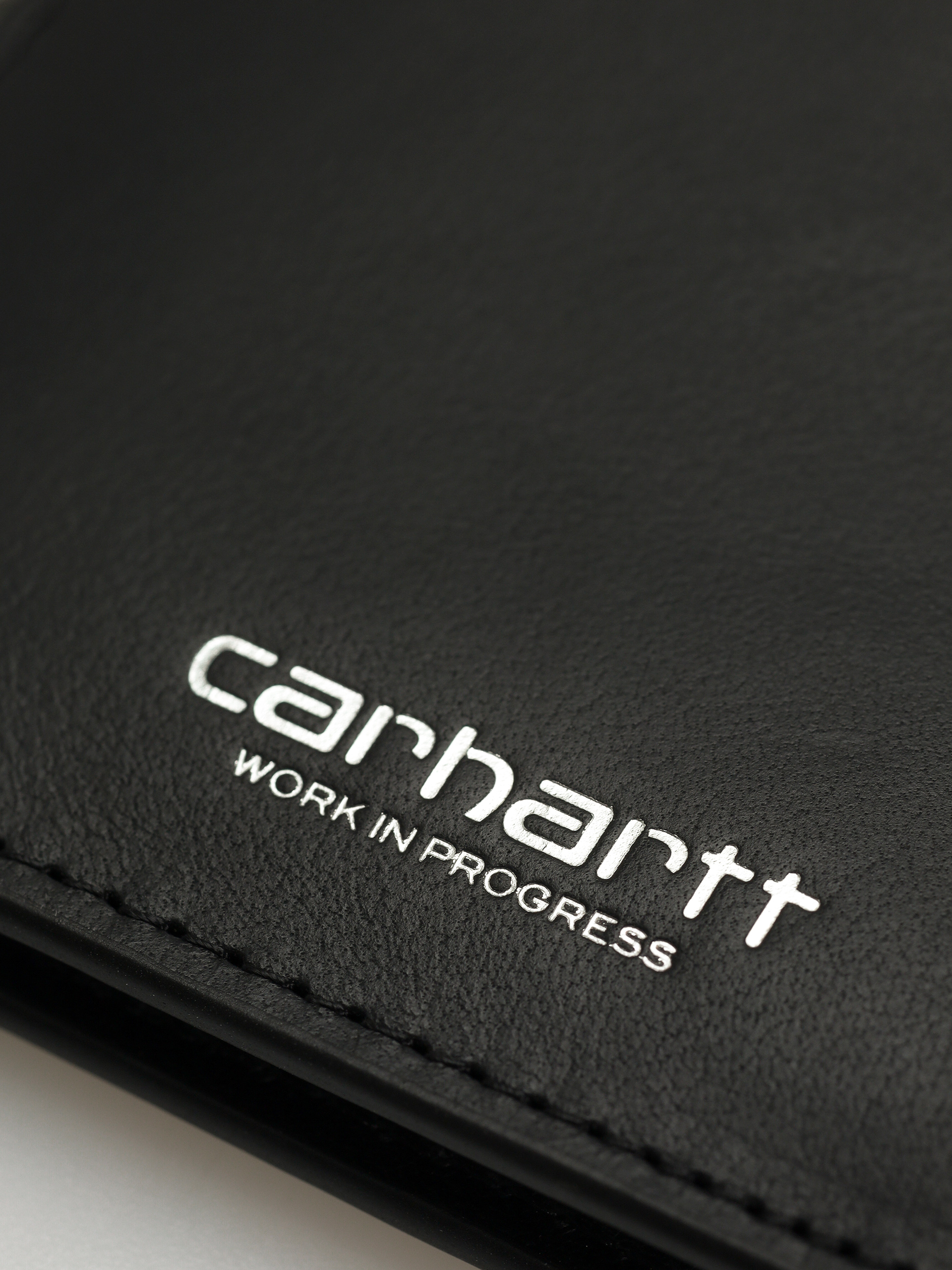 Carhartt WIP Wallet Double Vegas Zip (black/silver)
