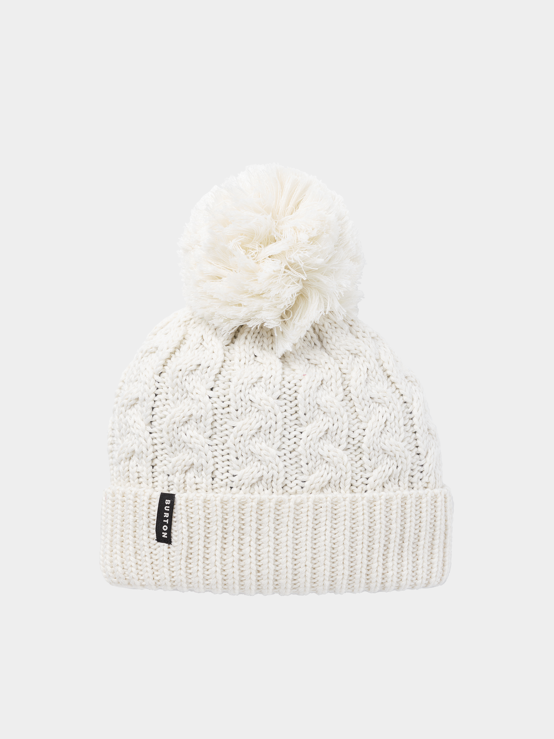 Burton Women\'s Recycled Kismet Beanie Hat Stout White Pom Hand Knit NWT Burton Recycled VT Beanie | Winter Hats & Caps | Burton.com  main image 2