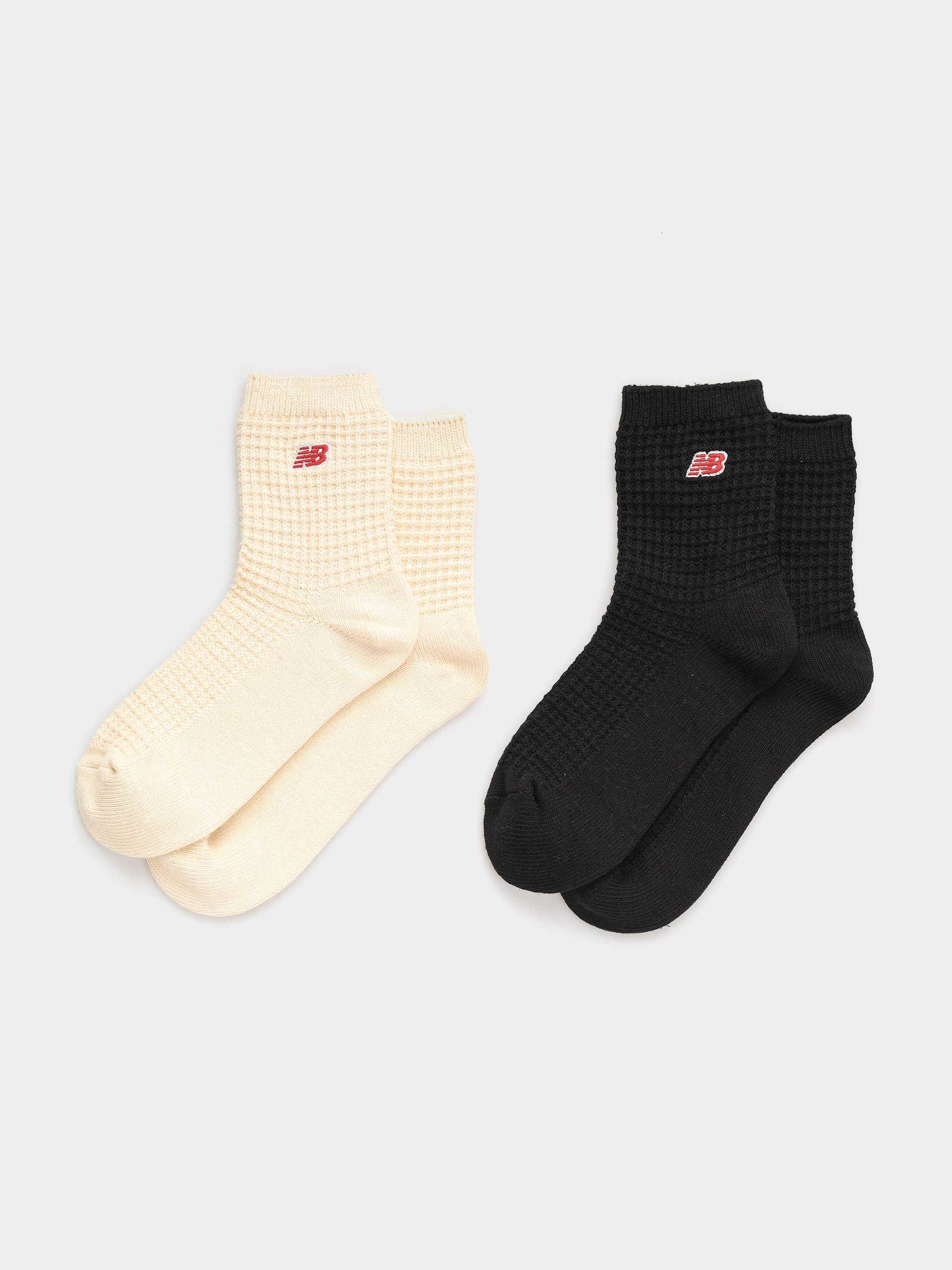 New Balance Waffle Ankle Sock 2 Pack 'Beige'