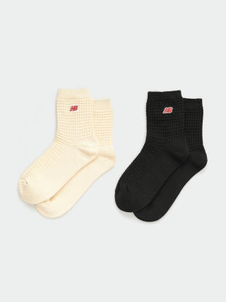 New Balance Socks Waffle Knit Ankle 2 Pk (assorted)