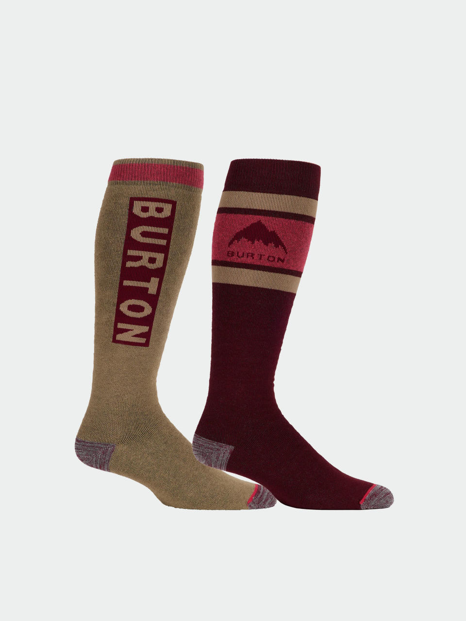 Burton Socken Weekend Midweight 2 Pack (deep red)