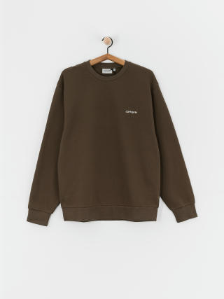 Carhartt WIP Script Embroidery Sweatshirt (cypress/white)