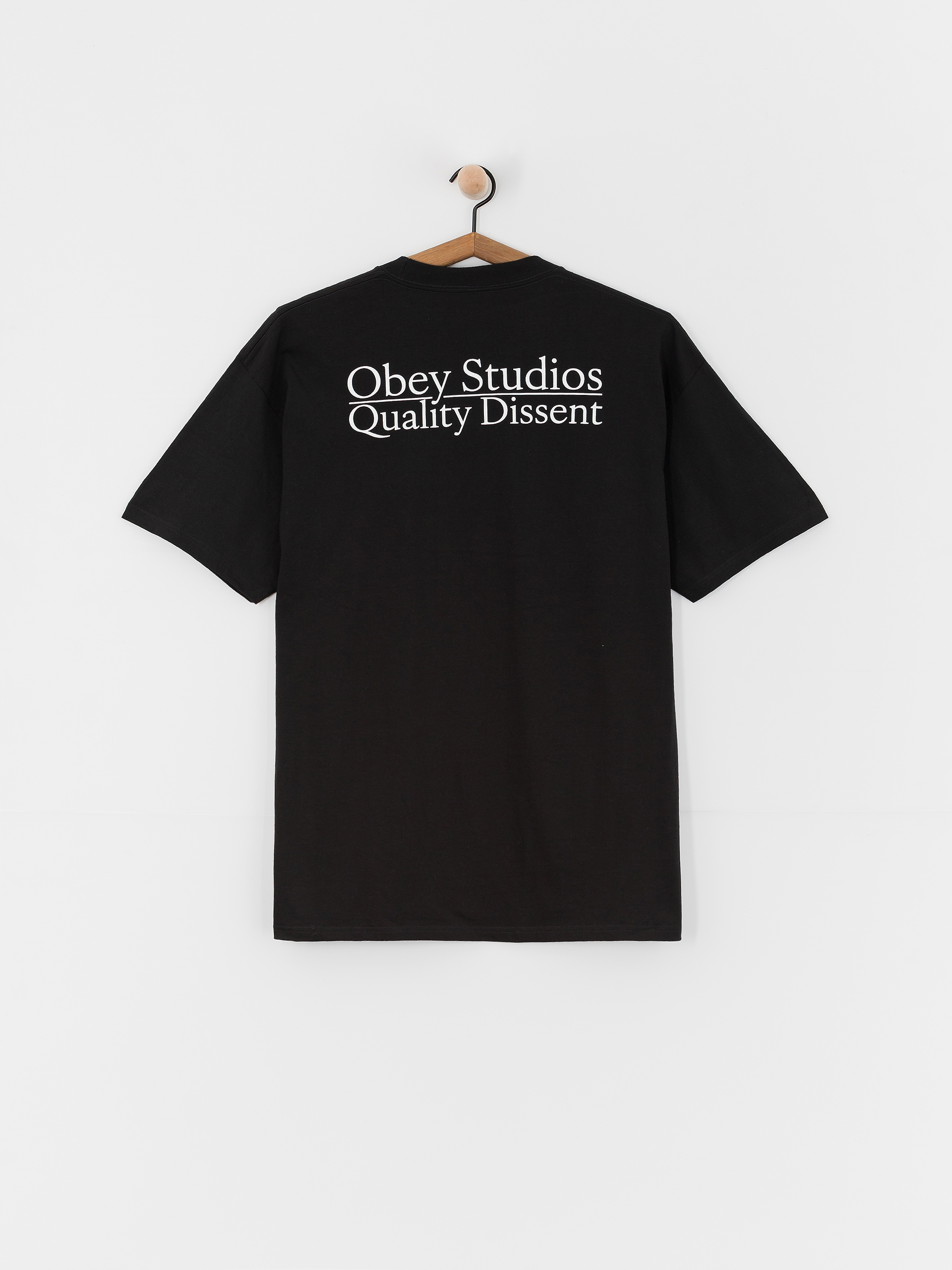 OBEY Studios Quality Dissent T-Shirt - black (black)