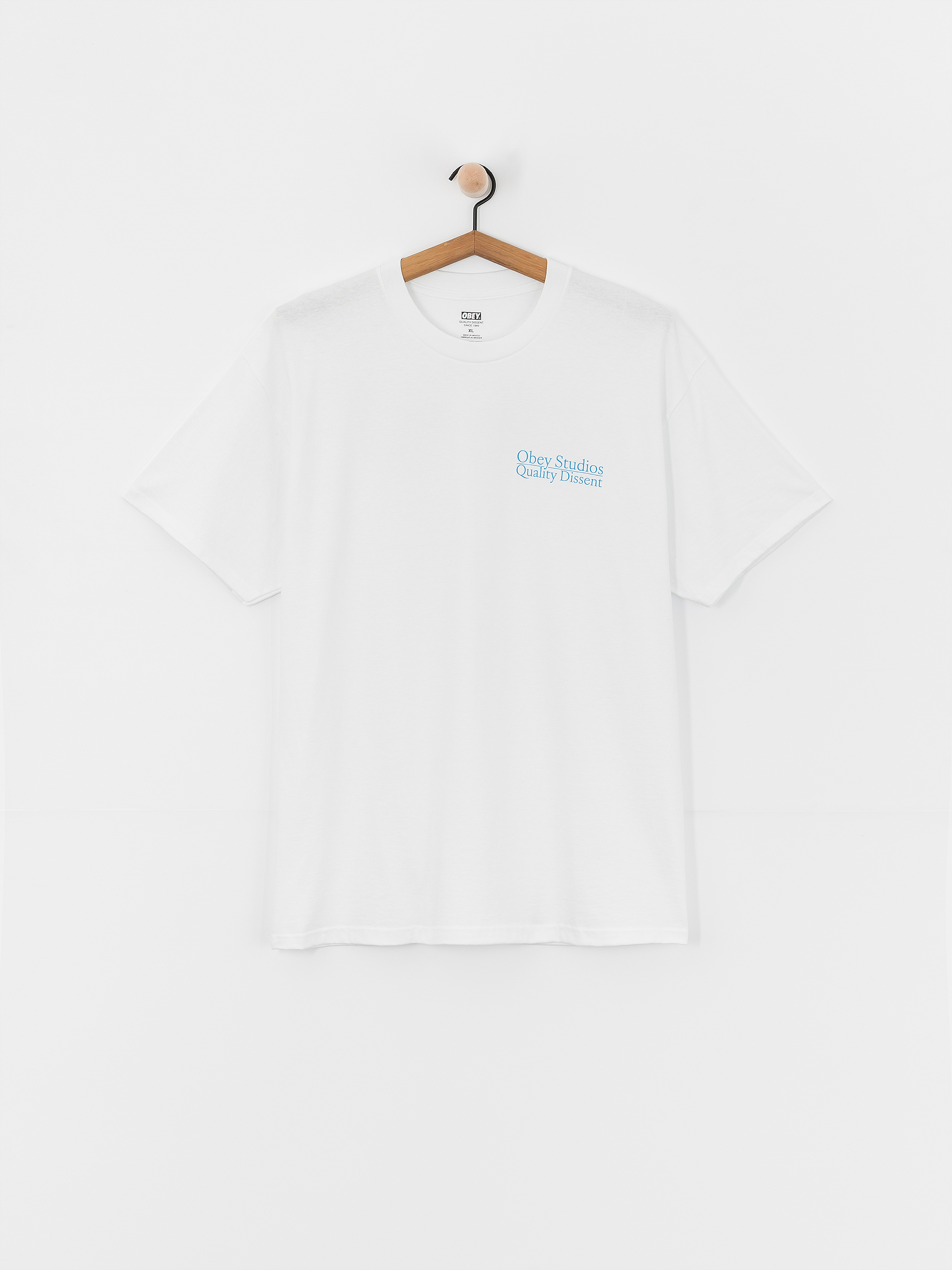 OBEY Studios Quality Dissent T-Shirt (white)