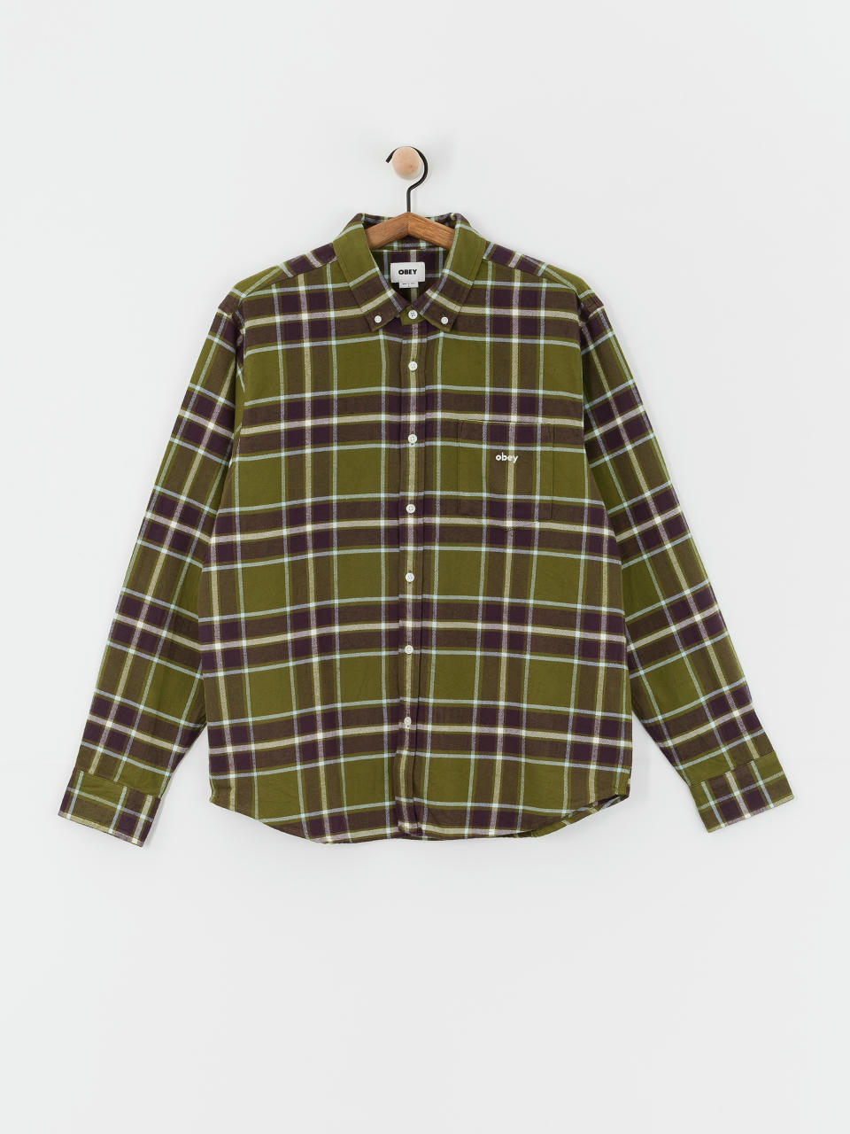 OBEY Wilson Shirt (moss green multi)