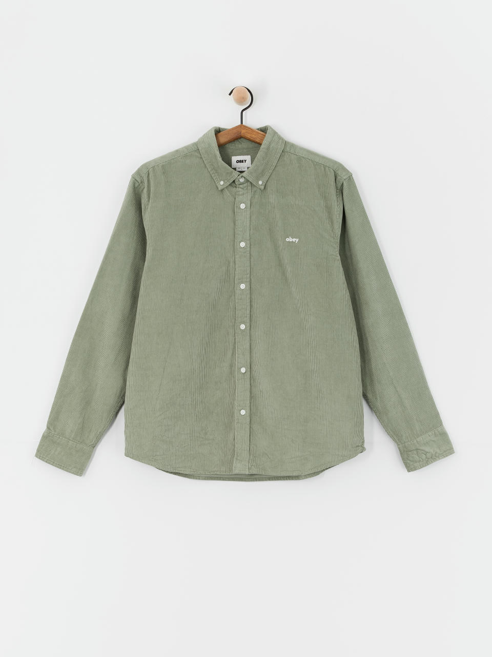 OBEY Grafton Cord Shirt (laurel wreath)