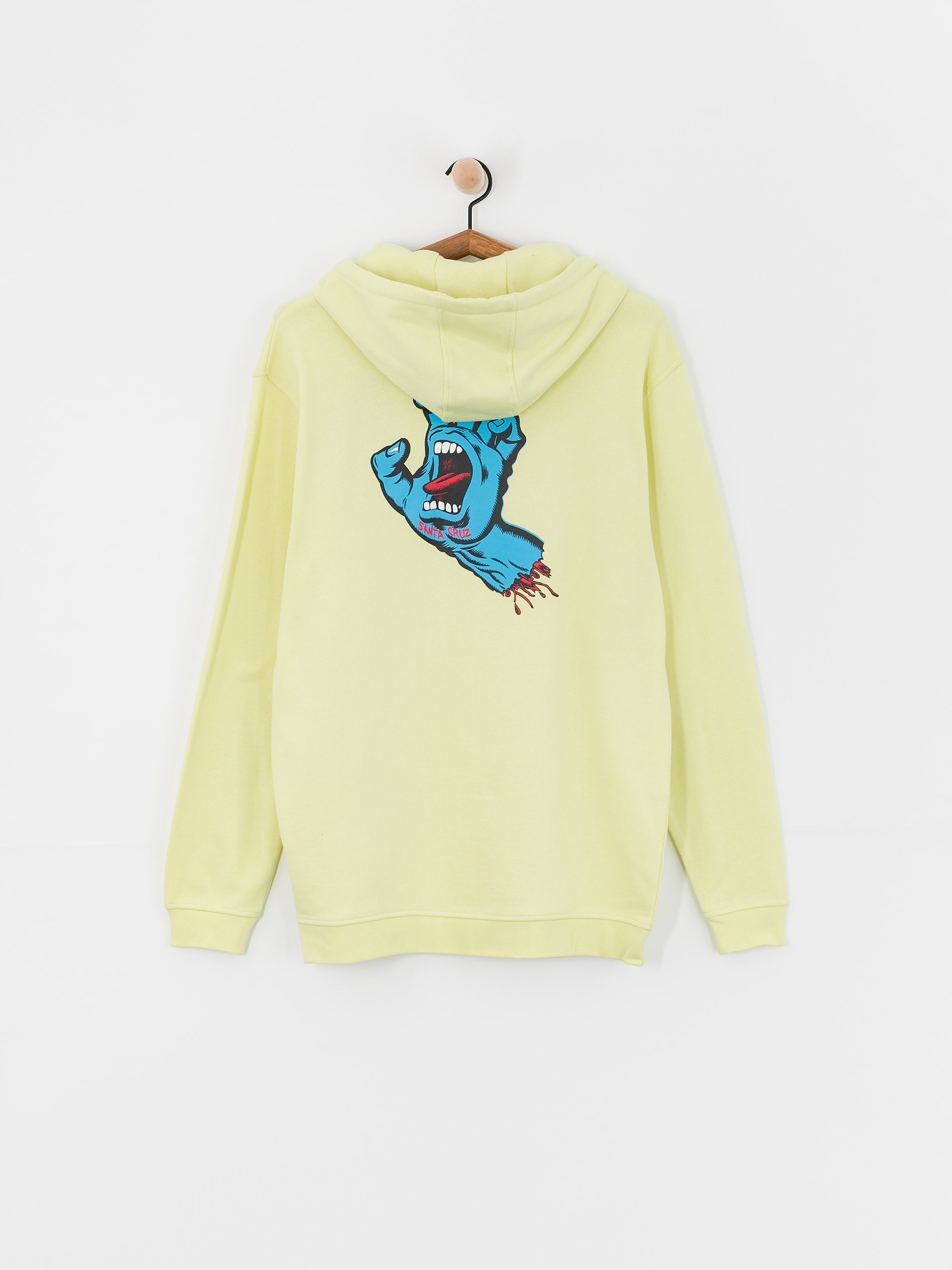 Santa Cruz Sweatshirt Screaming Hand Chest (matcha)