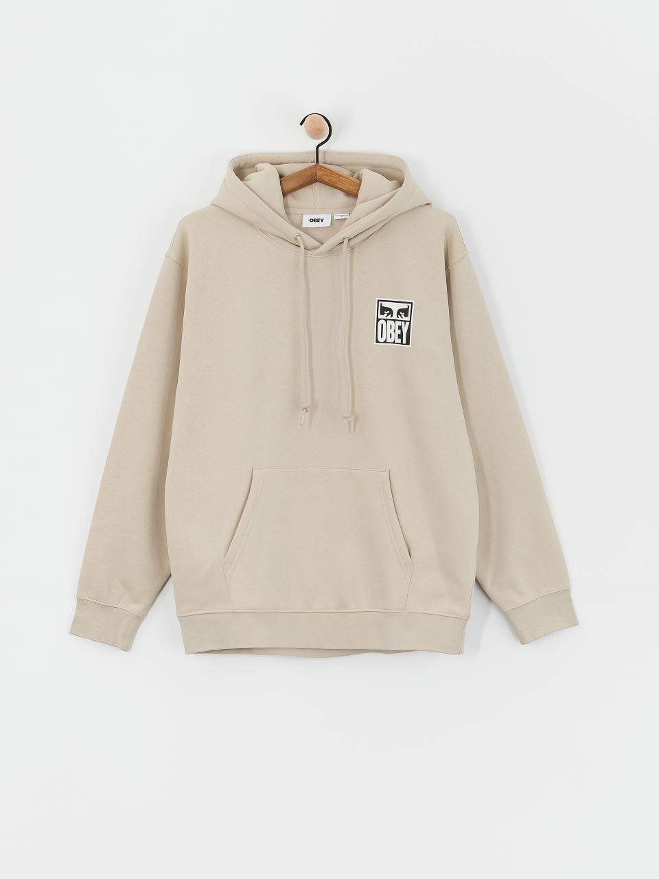 OBEY Eyes Icon HD Hoodie (silver grey)