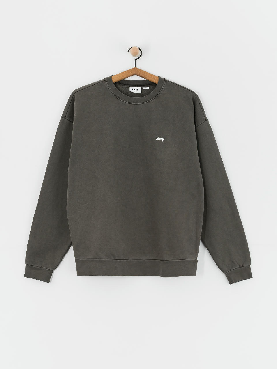 OBEY Lowercase Pigment Sweatshirt (digital black)