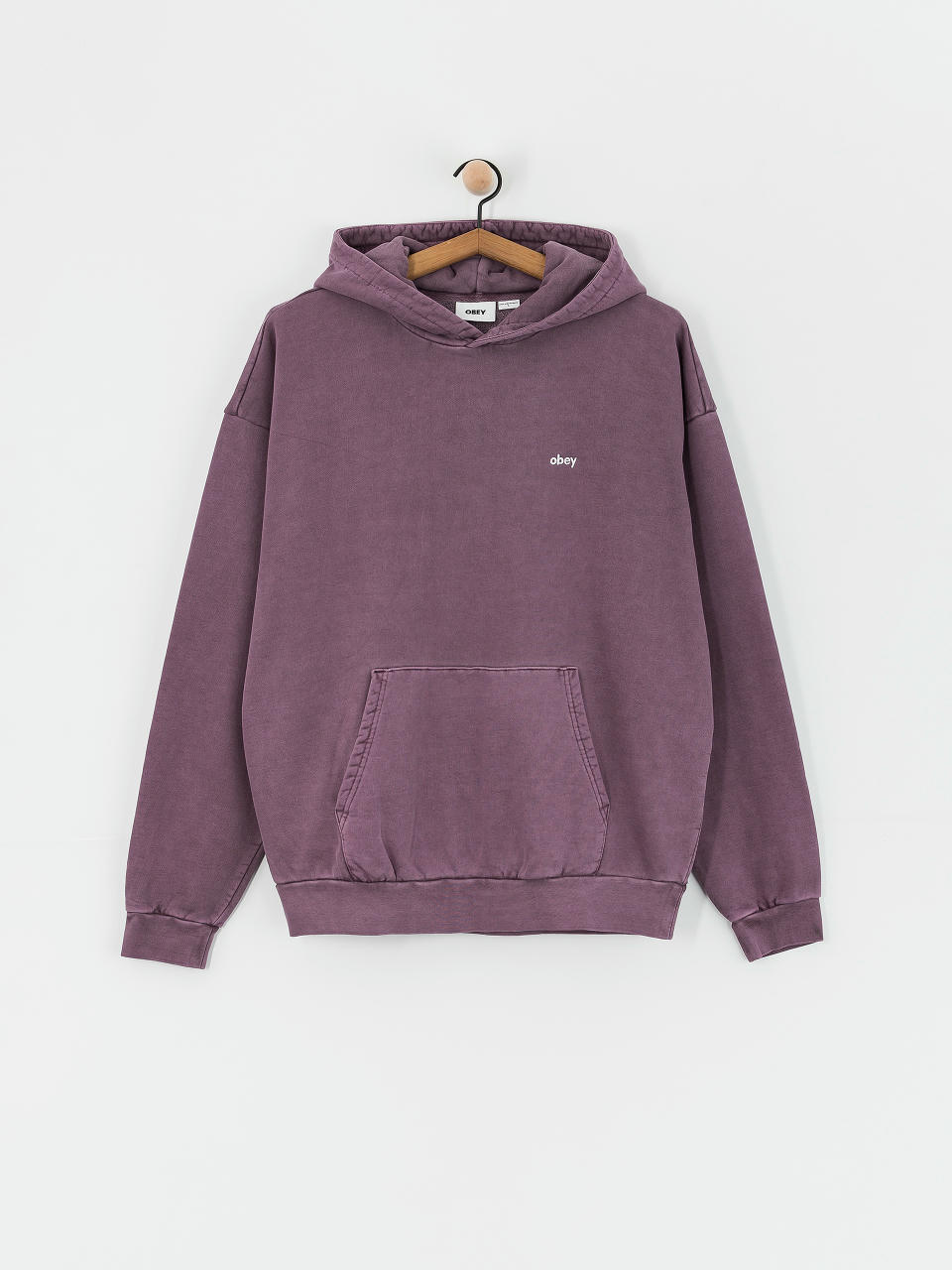 OBEY Lowercase Pigment HD Hoodie (pigment plum perfect)