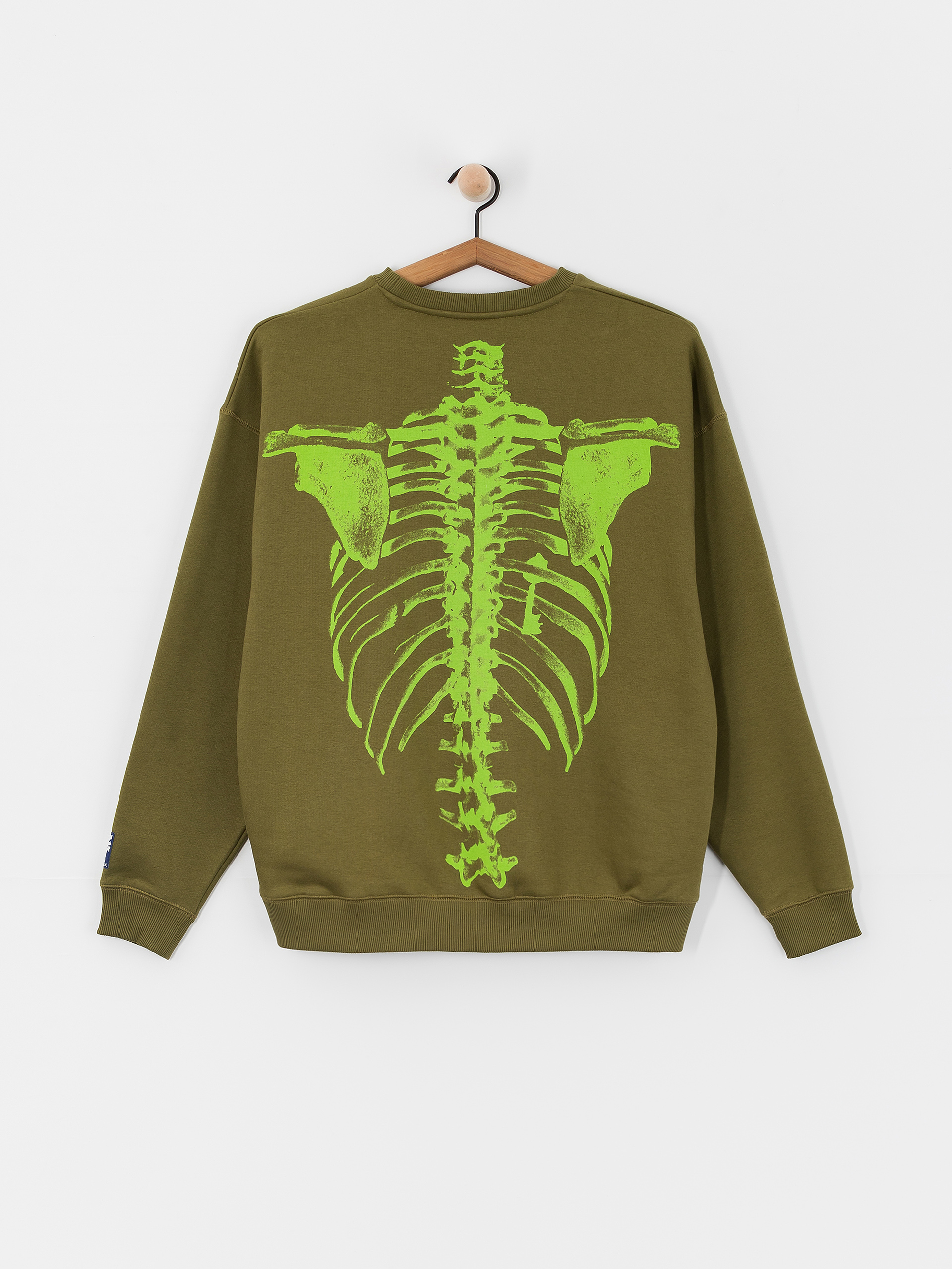 Zoo York Skeleton Sweatshirt (olive)