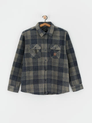 Brixton Bowery Arctic Stretch Ls Hemd (washed navy/beige plaid)