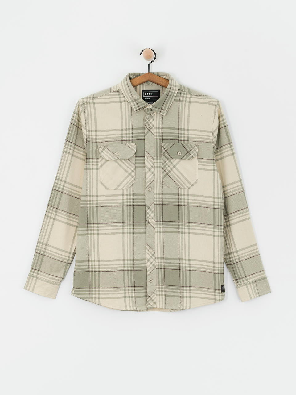 Fox Traildust Flannel Shirt (cream)