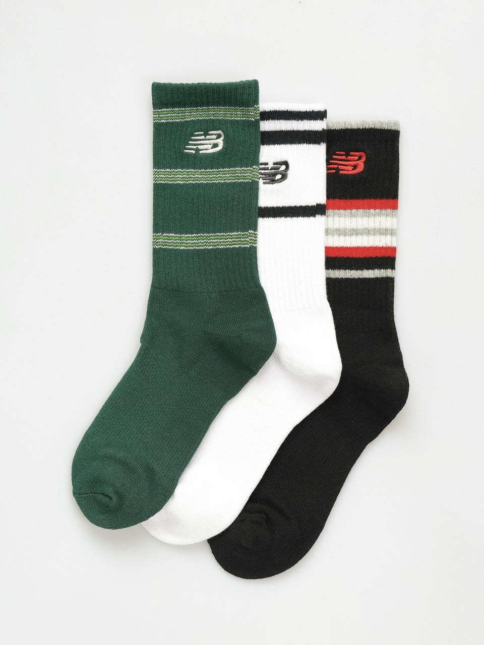 New Balance Crew 3 Pk JR Socks (assorted)