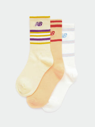 New Balance Crew 3 Pk JR Socks (assorted)