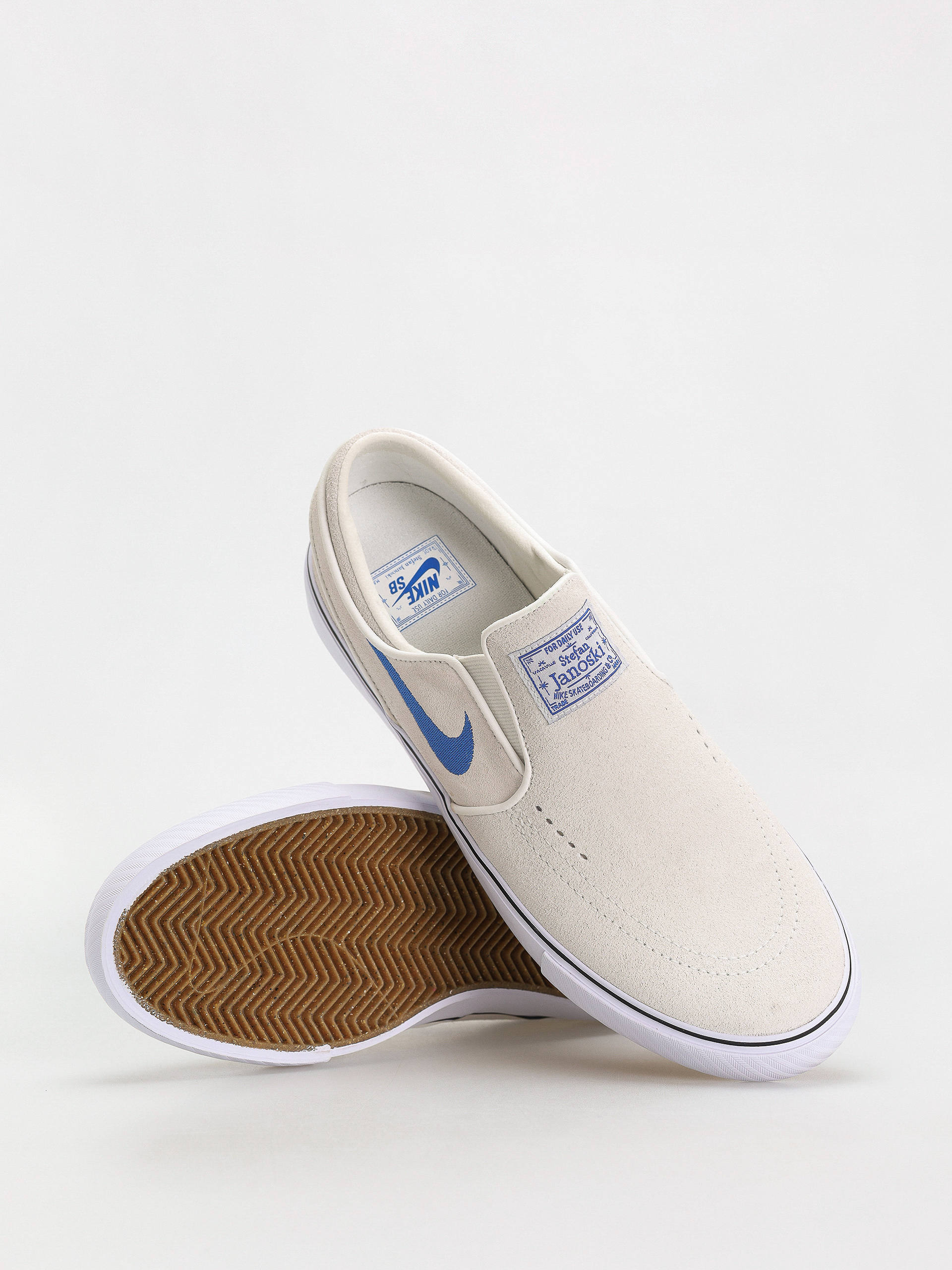 Nike SB Janoski Slip Shoes white summit white hyper royal summit white