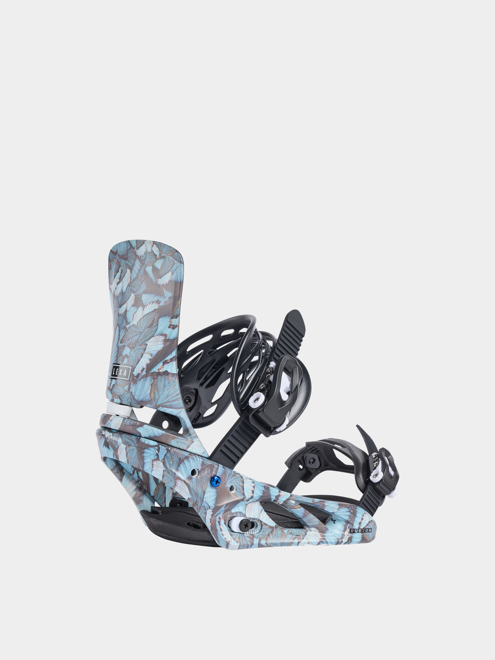 Womens Burton Snowboard bindings Lexa (blue butterflies)