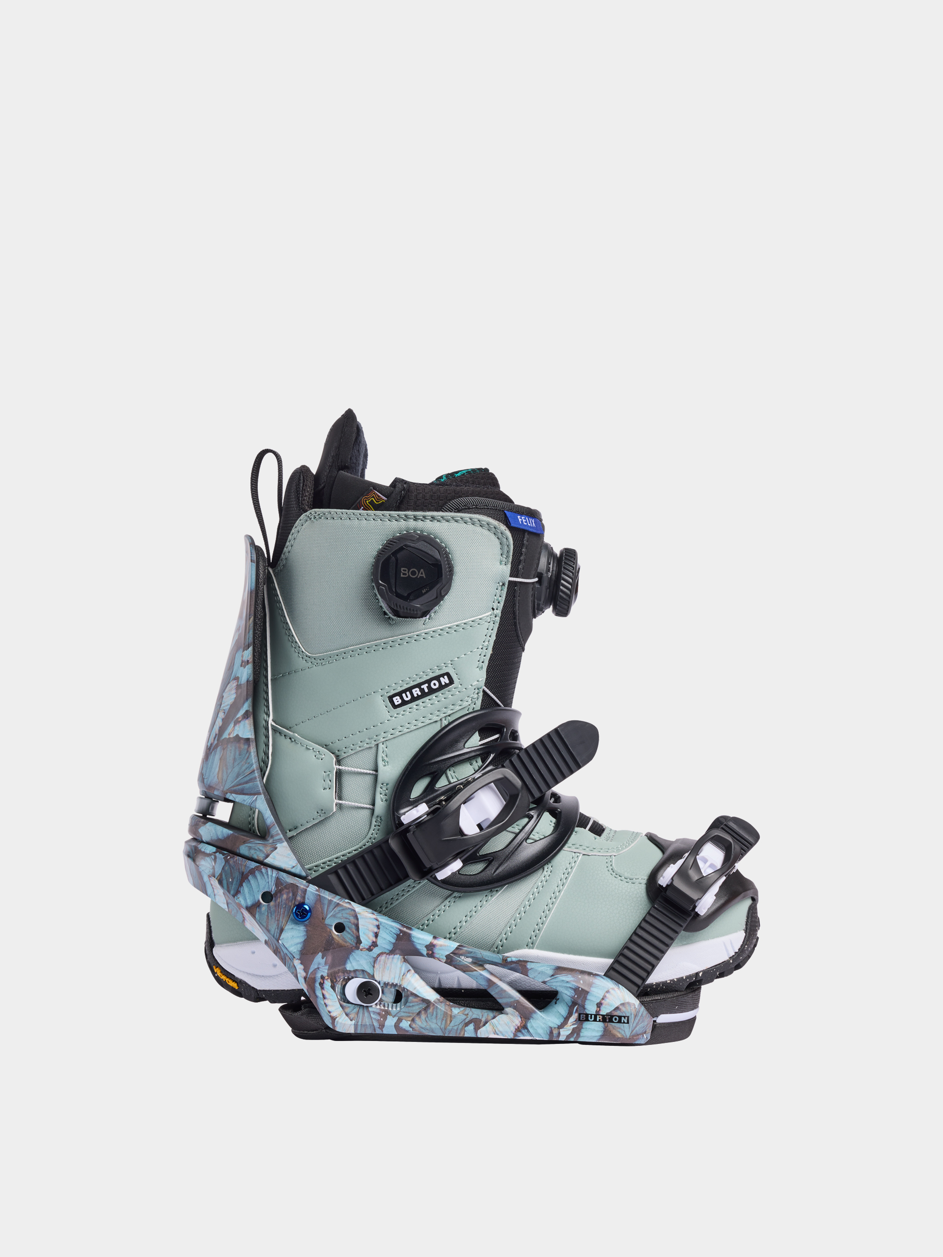 Damen Burton Snowboard Bindung Lexa (blue butterflies)
