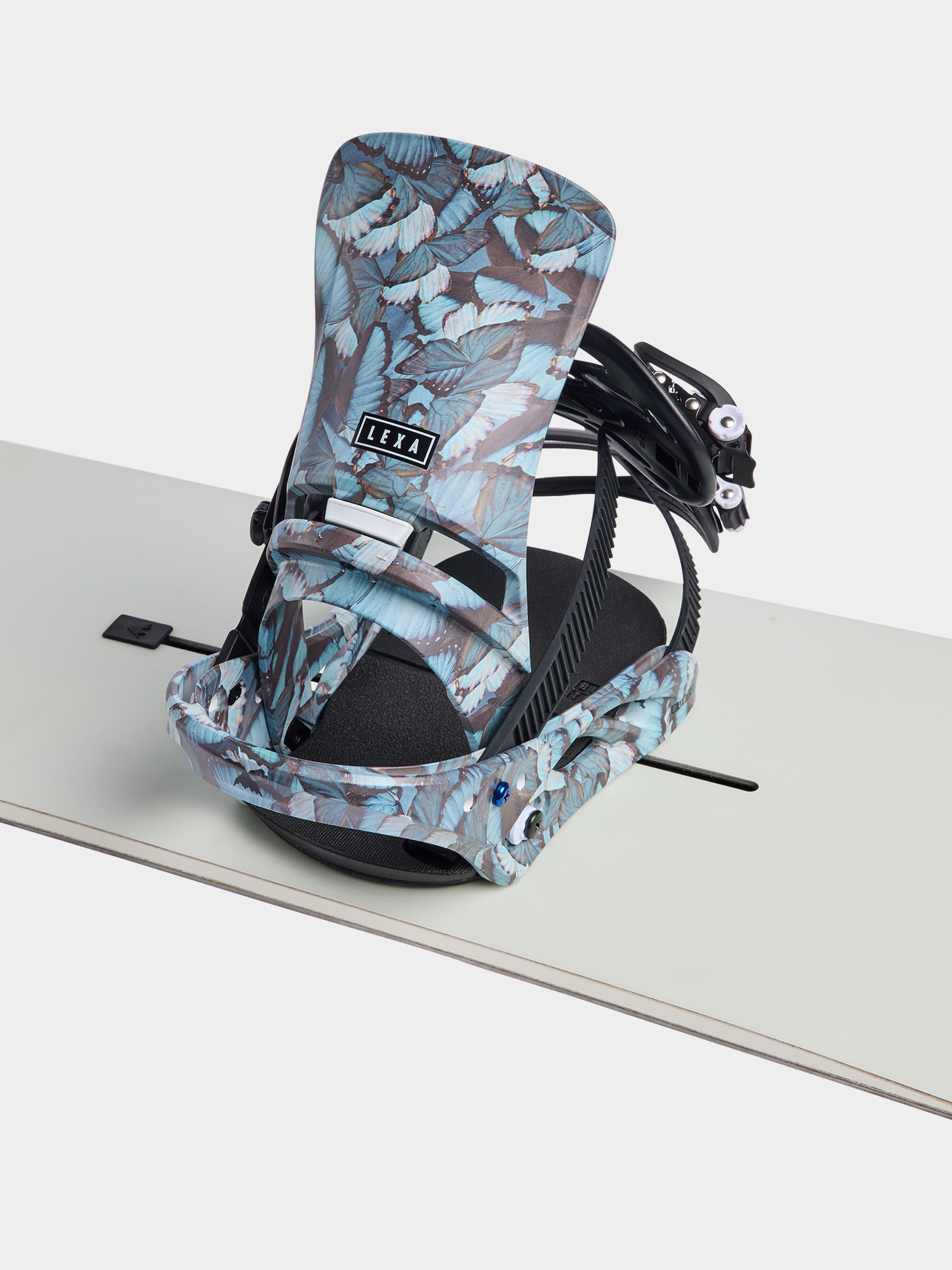 Damen Burton Snowboard Bindung Lexa (blue butterflies)