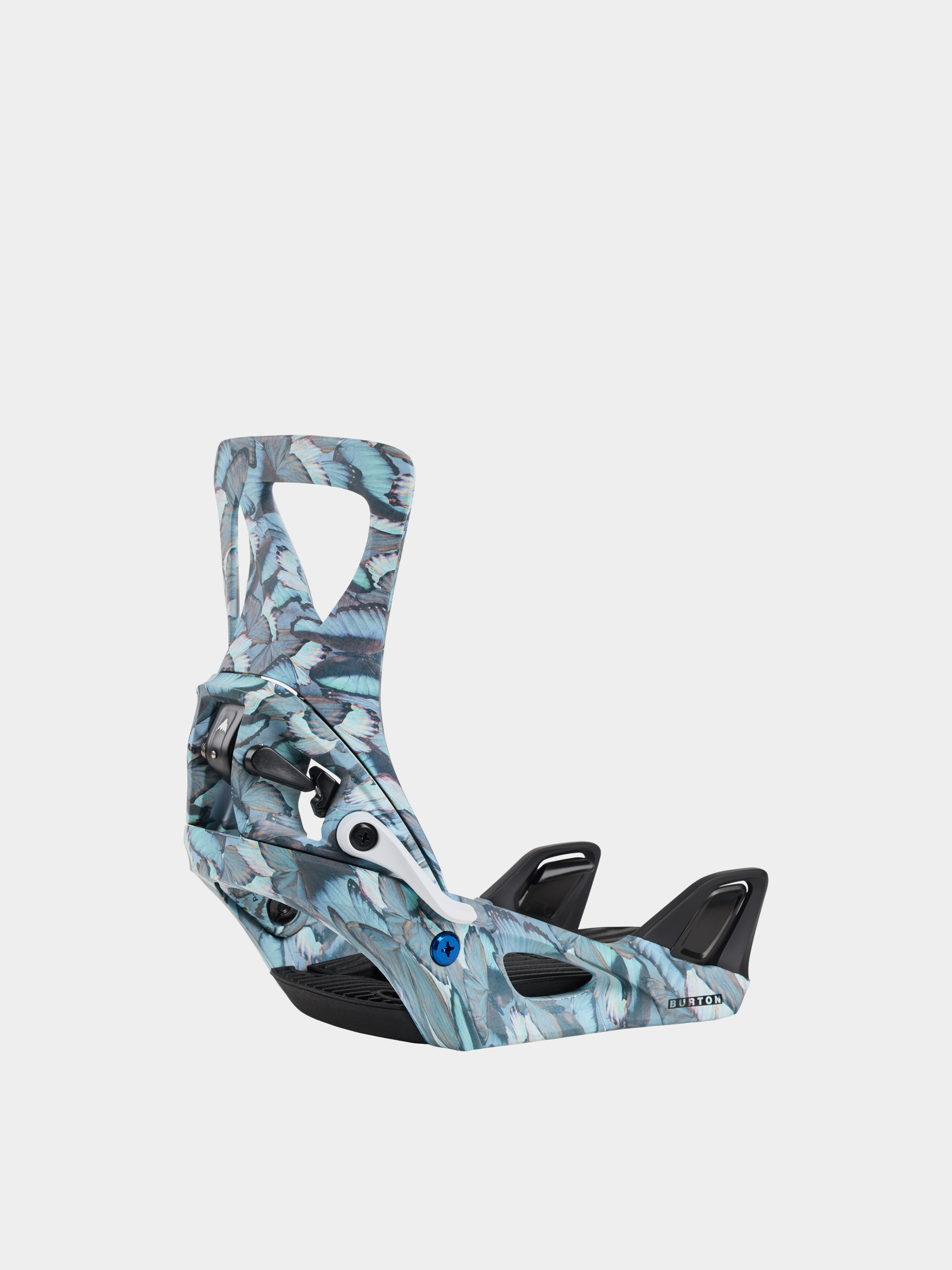 Womens Burton Snowboard bindings Step On (blue butterflies)