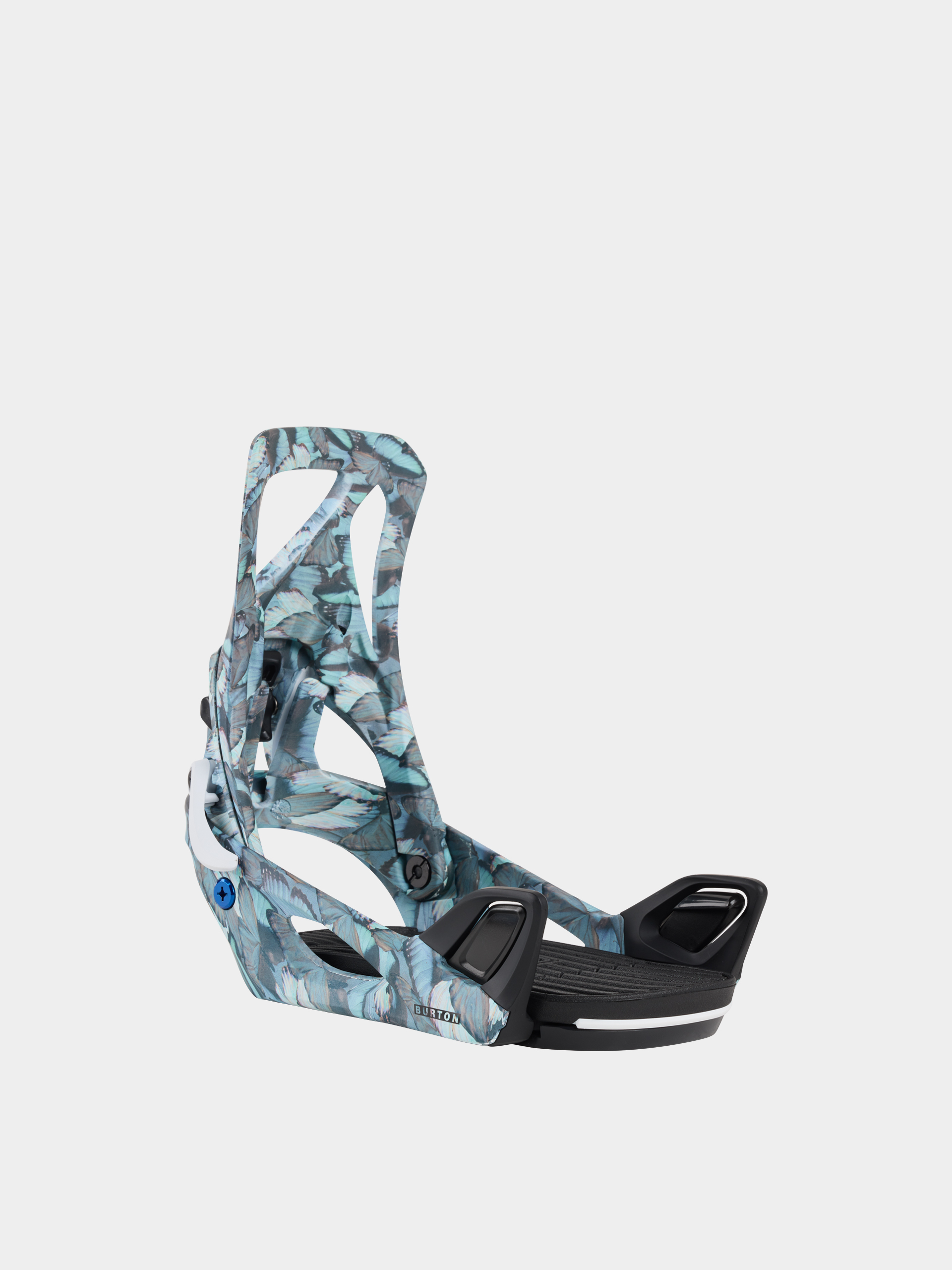 Womens Burton Snowboard bindings Step On (blue butterflies)