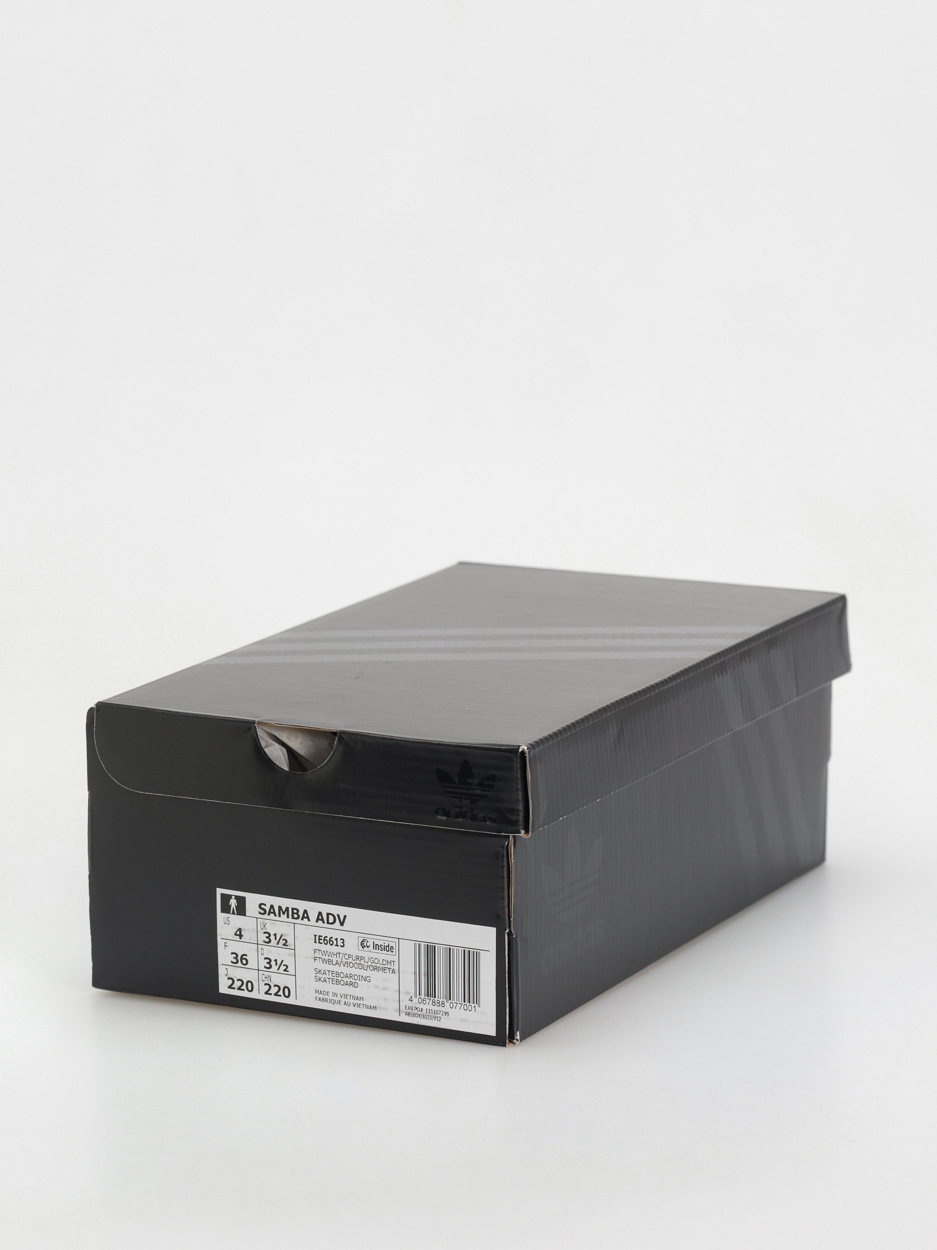 adidas Schuhe Samba ADV (ftwwht/cpurpl/goldmt)