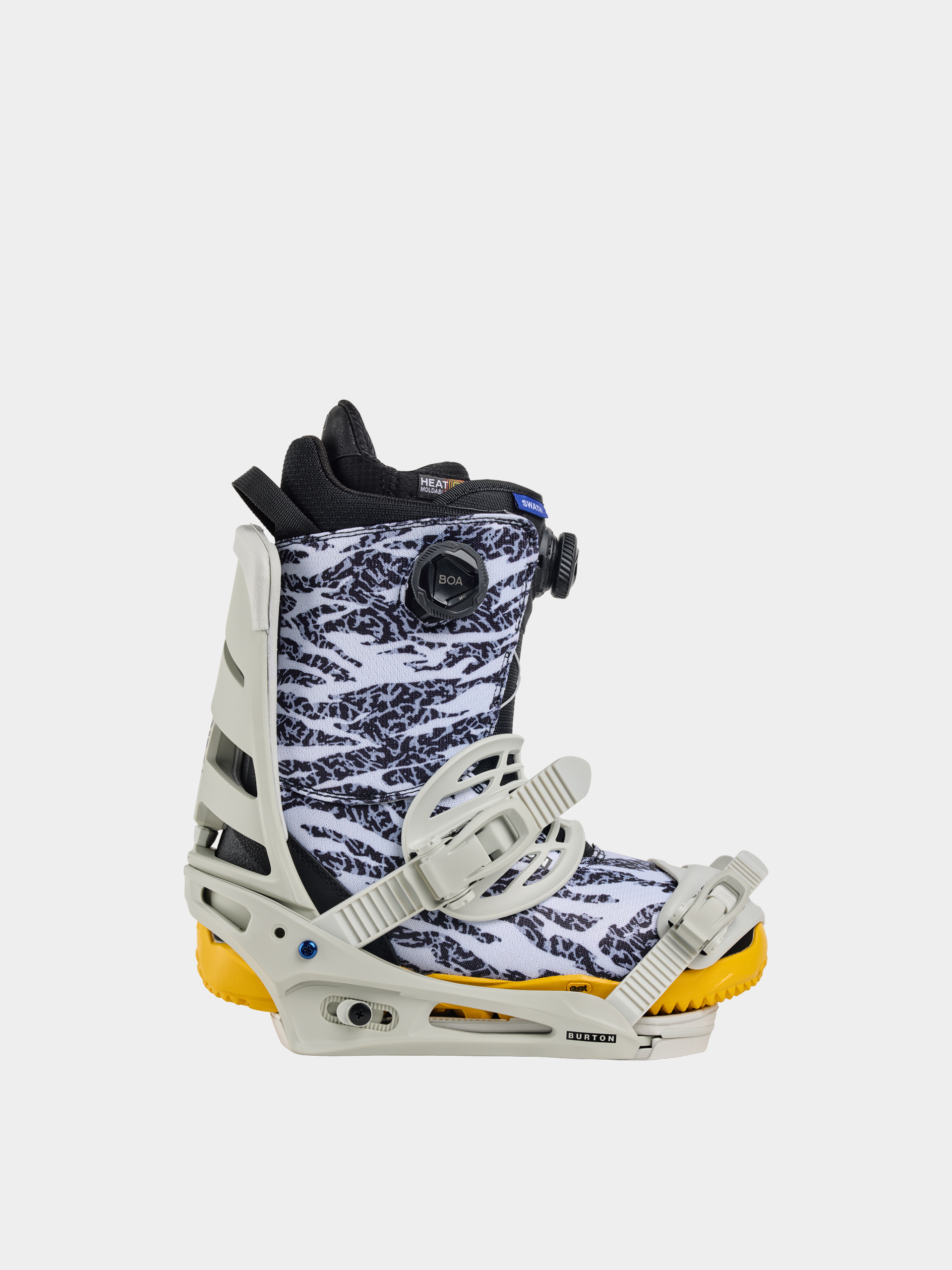 Herren Burton Snowboard Bindung Mission (gray cloud)