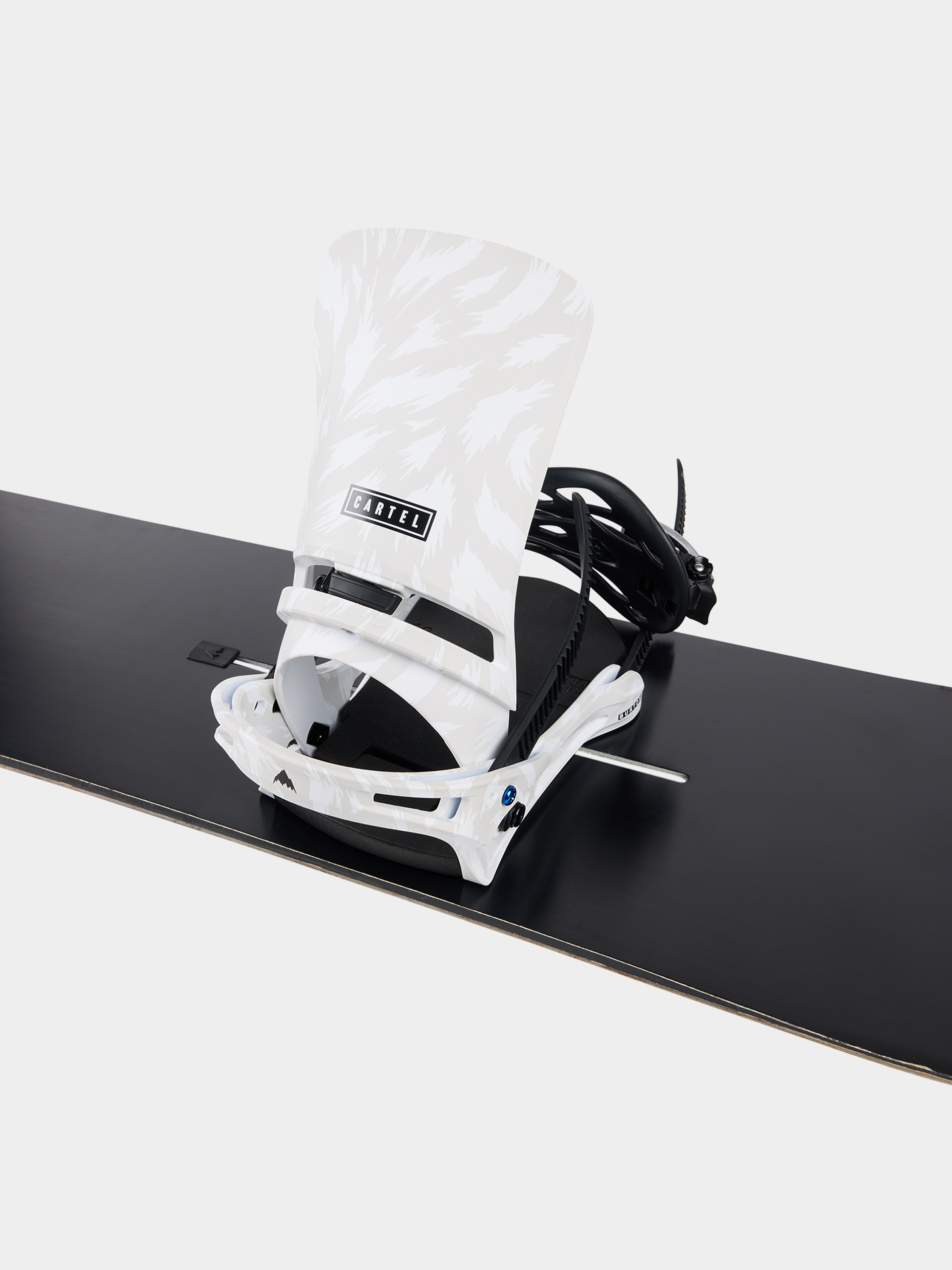 Burton Snowboard bindings Cartel - white, grey (gray/white)