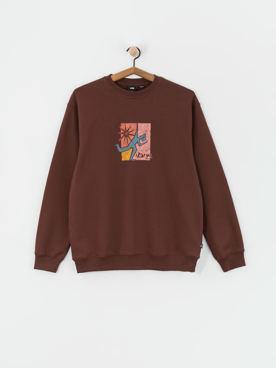 Vans Style Guy Loose Crew Sweatshirt (bitter chocolate)